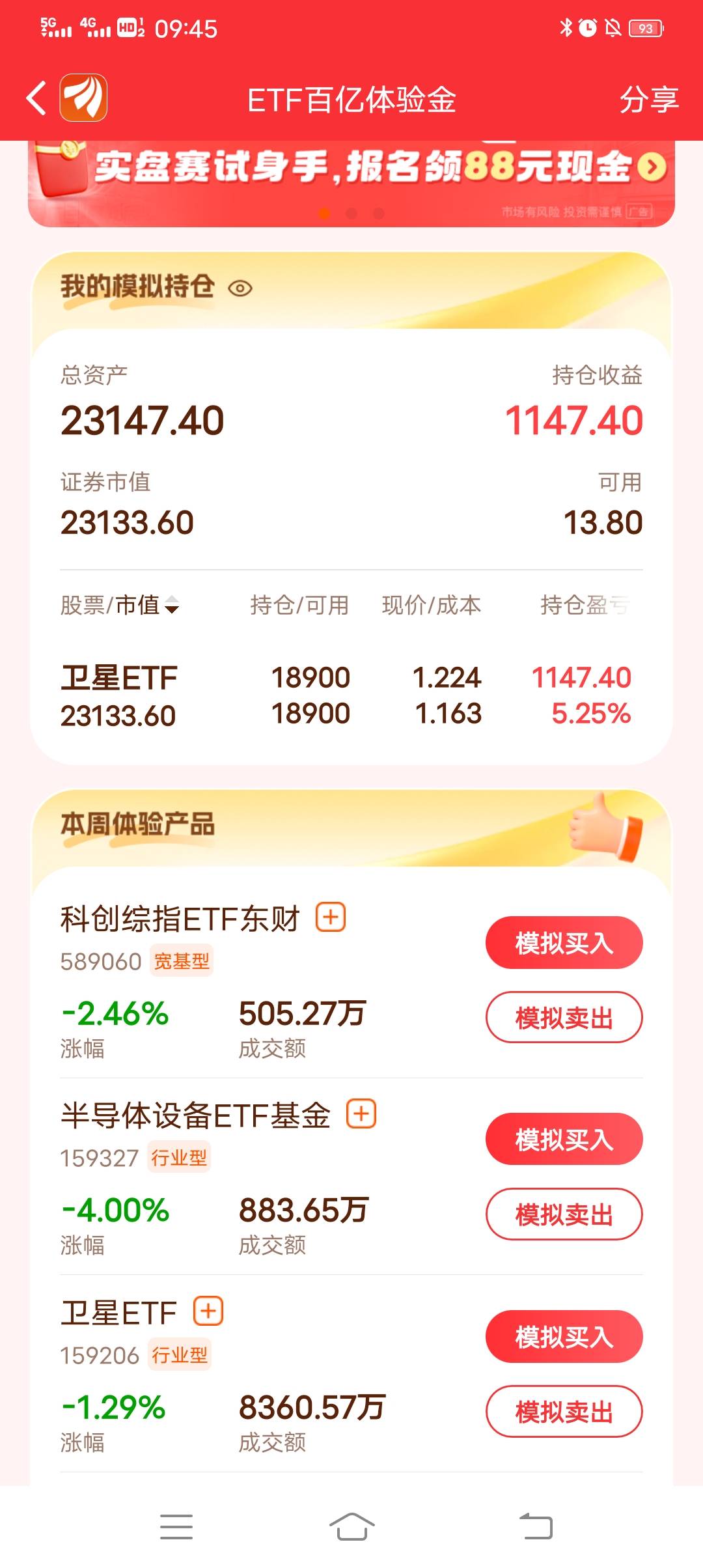 星期一买的卫星 到现在没动过，今天全体 跌

95 / 作者:南宫上岸 / 
