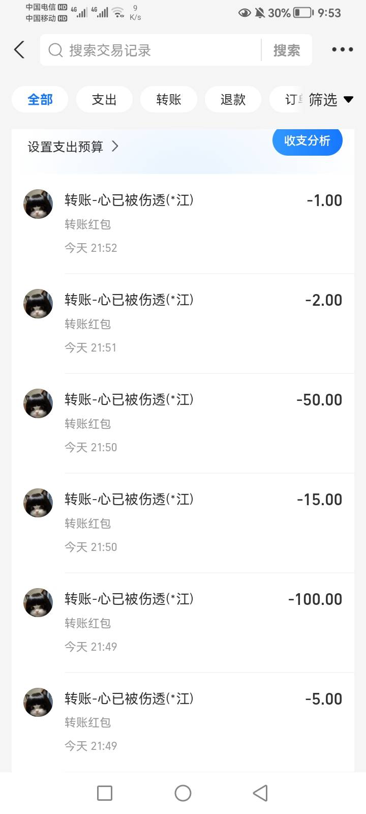 老哥们，这是我爸的卡，平常没有钱，我在用，刚才无聊冲了5块，充上了，然后就是下面26 / 作者:心已被伤透 / 