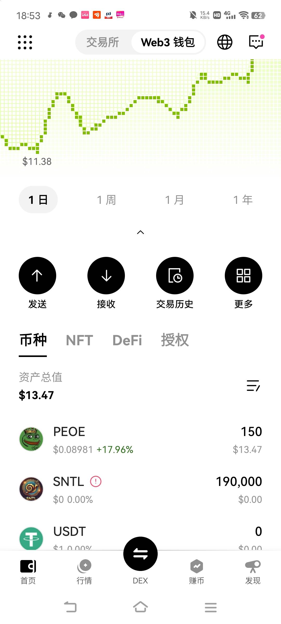 每天都涨一点，快去质押领空投

0 / 作者:广东移动客服 / 