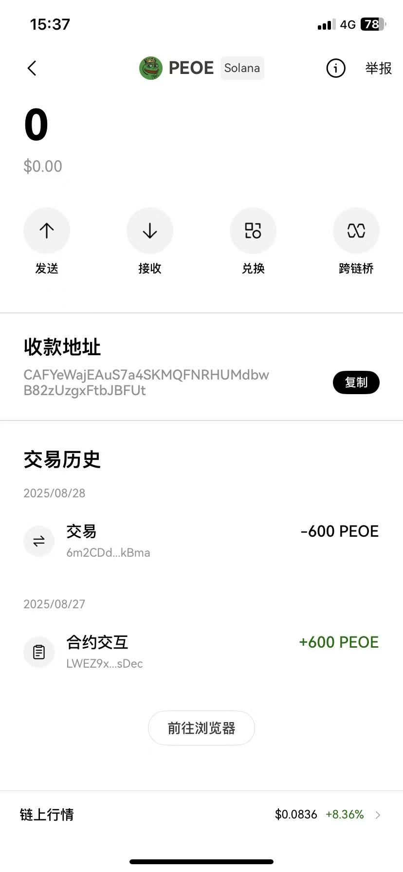 欧易这个活动领peoe空投的 有人还没领么

65 / 作者:不满先生 / 