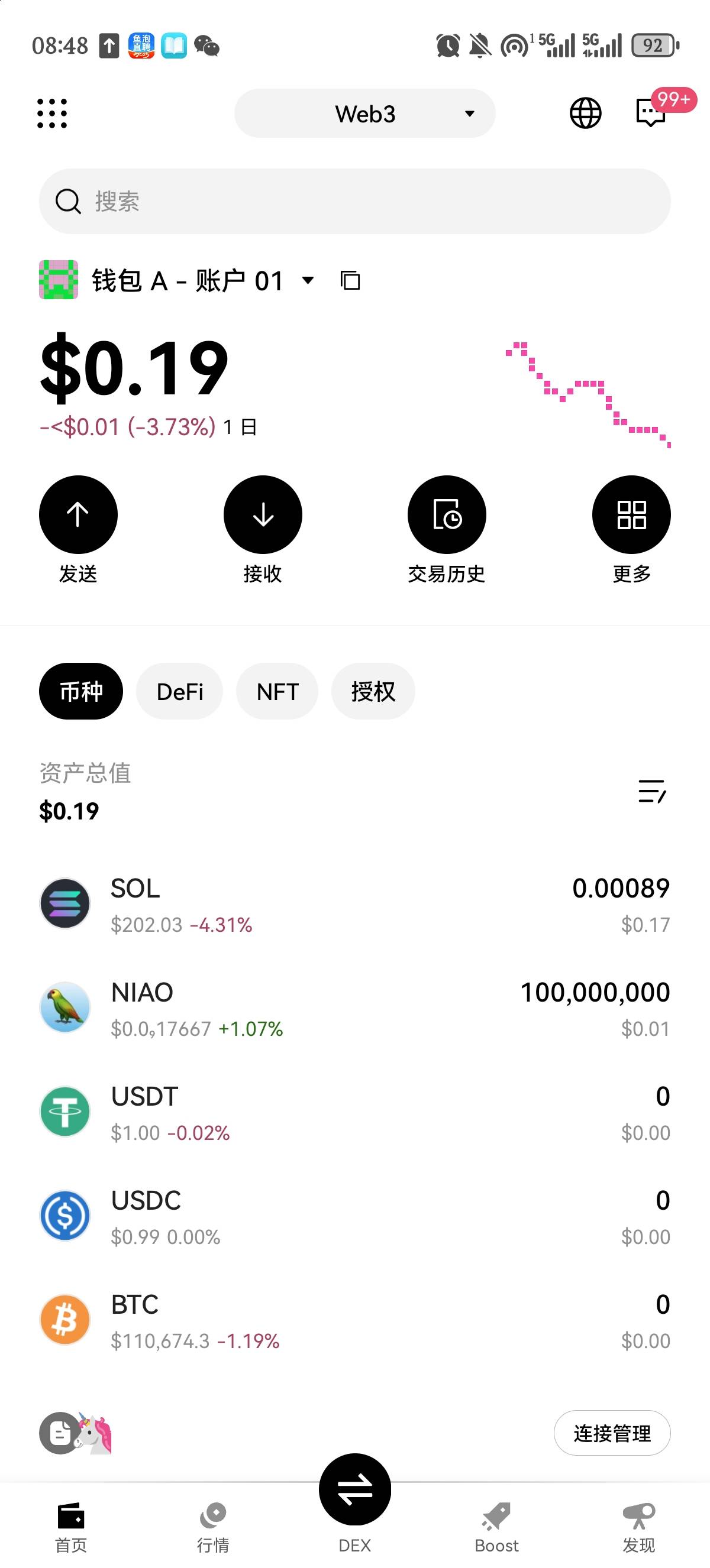 填了五个钱包，只到了三个



37 / 作者:我不是挂壁仔 / 
