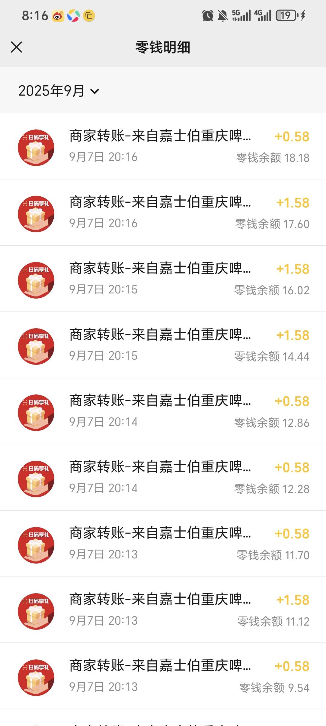 老哥们，山城啤酒还可以几个号都赚了，这个号赚的最多，没中过5.8的，不过中奖率很高55 / 作者:x5w / 