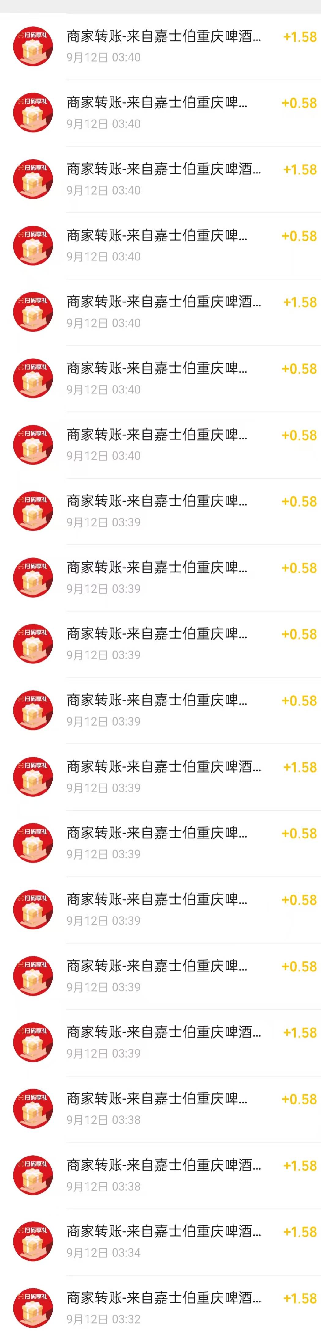 山城啤酒扫了一个小时收工，这是战绩最好的号。手机太卡了

12 / 作者:别报了爹知道了 / 
