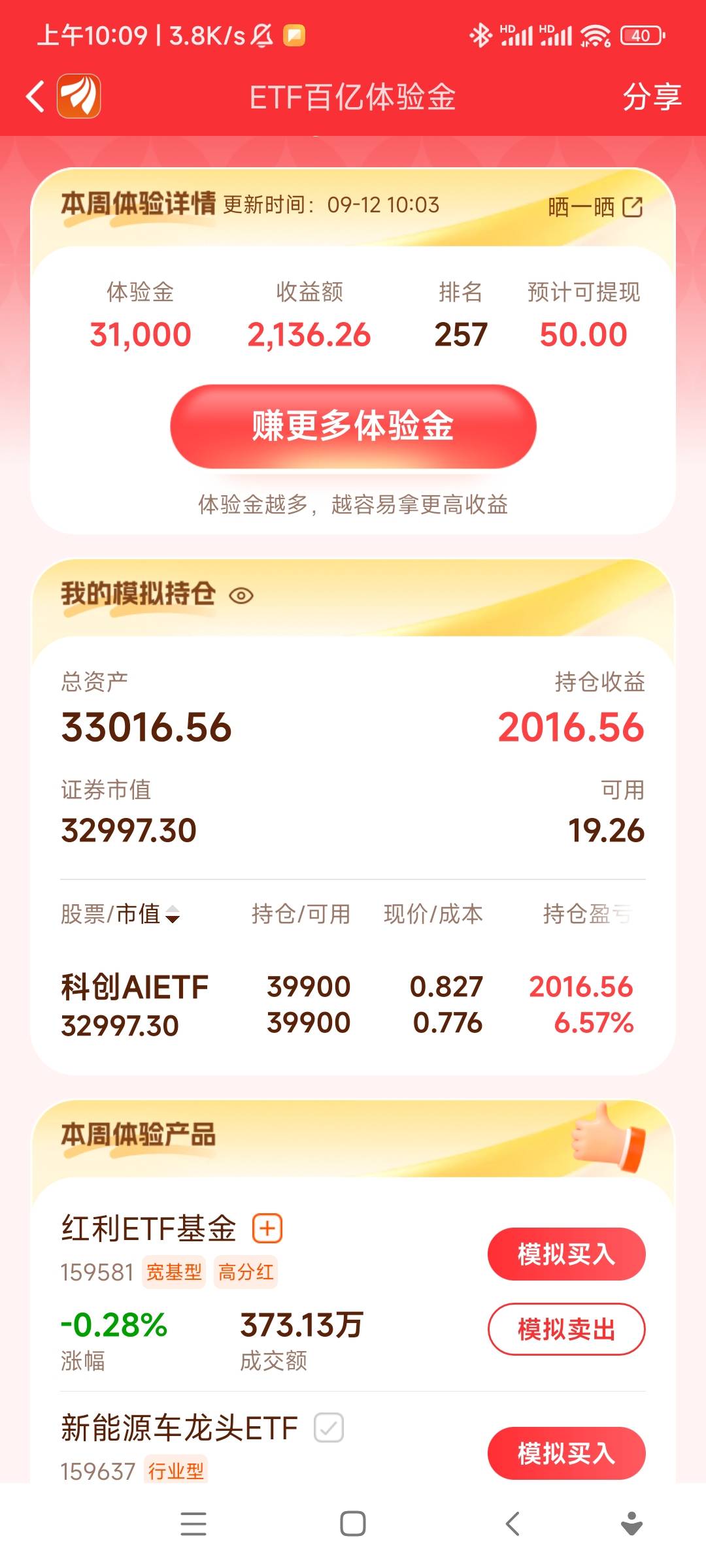 这个能稳1000了吧？  100是吃不上了 本金太少

77 / 作者:欧(不闲聊) / 