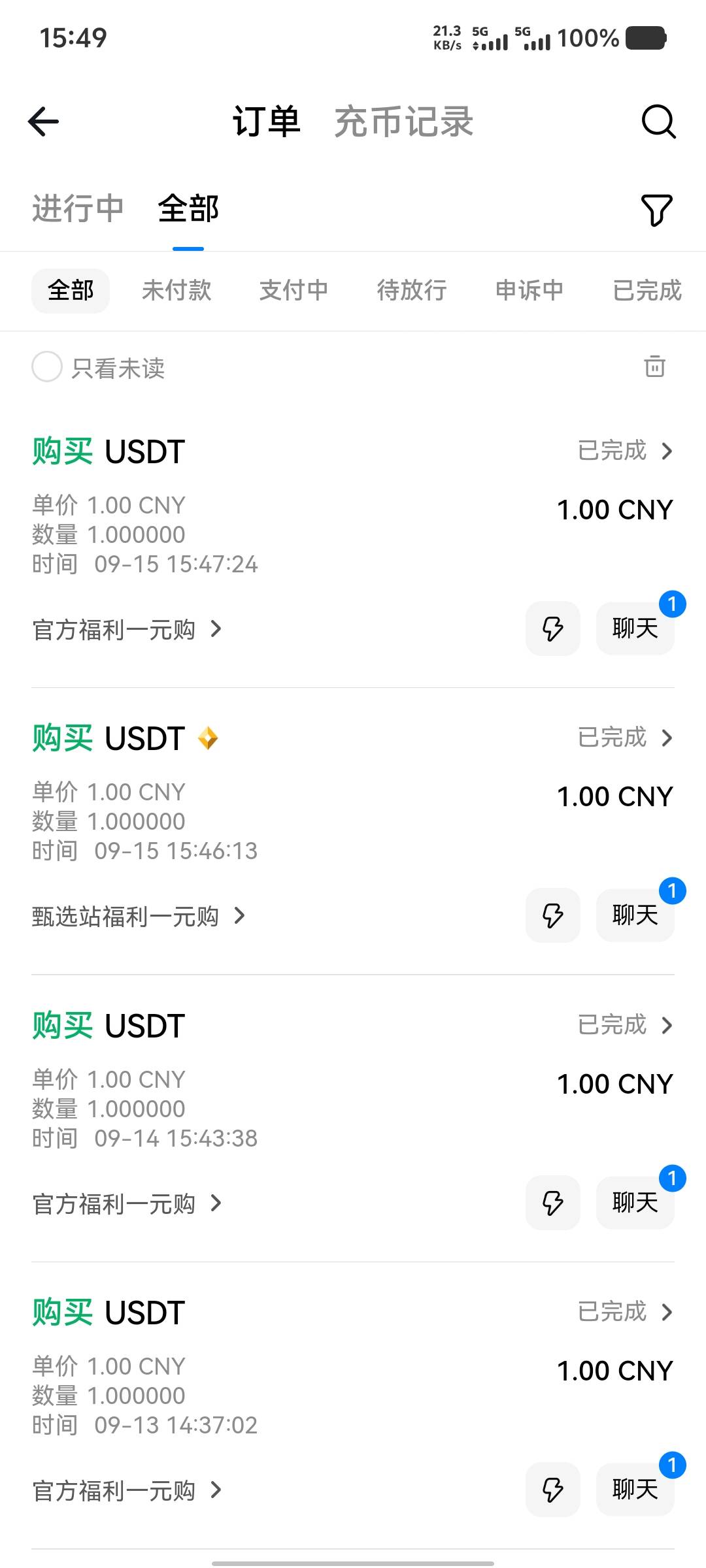 火币一元购今天又可以买两次，才嫖7u了。

71 / 作者:大老黑呀 / 
