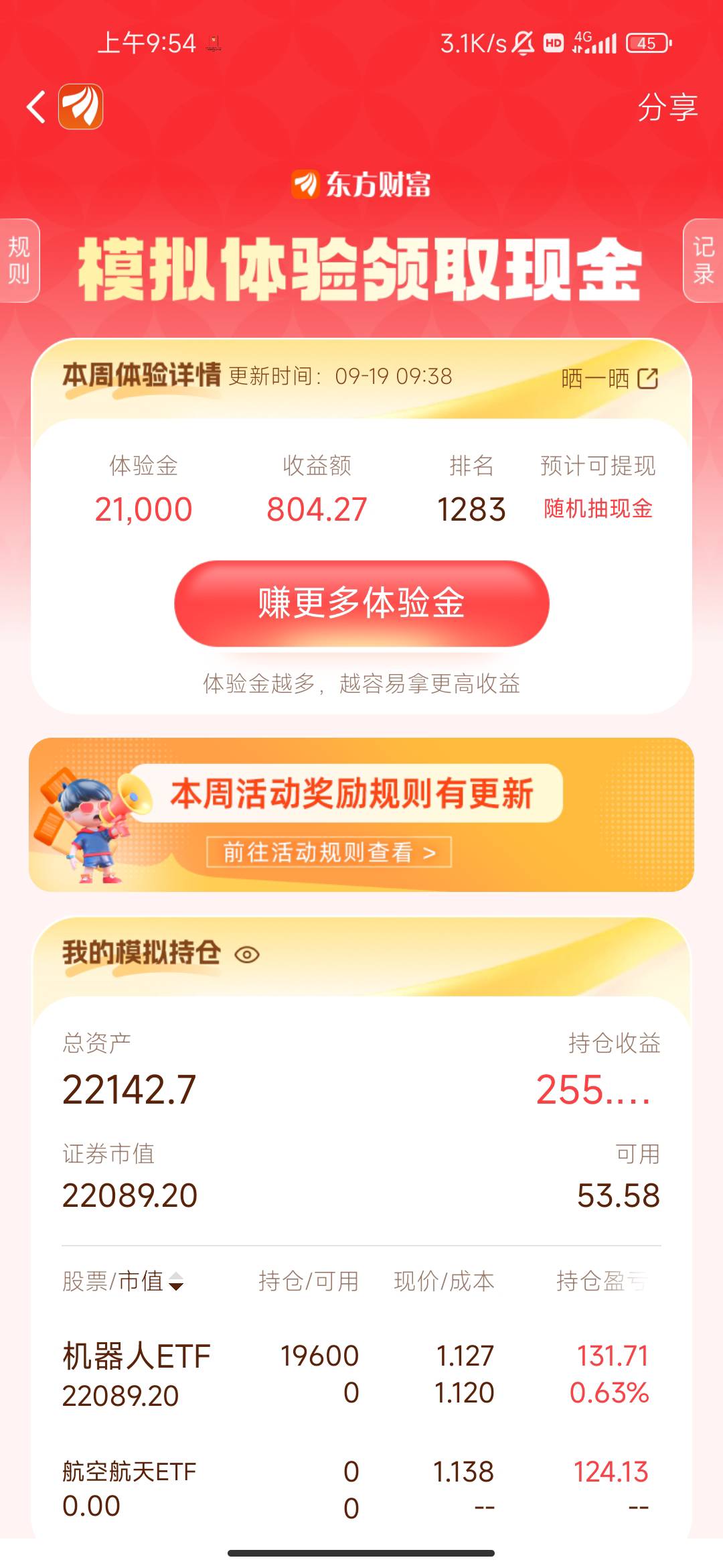 体验金少是真吃亏，规则还周周都改，直接梭最绿的博一把前500吧

16 / 作者:香榭里的小雪 / 