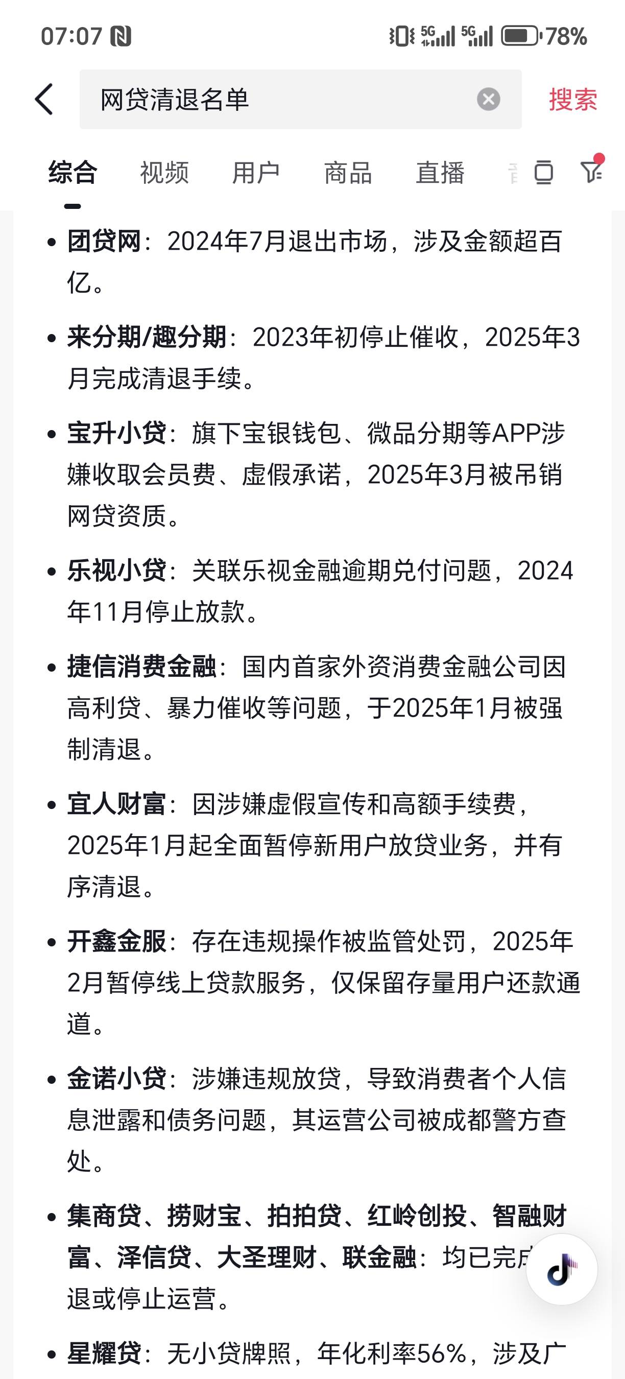 分期乐和捷信居然被清退了我是没想到的，特别是捷信，以前就在想这家后台肯定是大到不24 / 作者:为羊毛而活 / 