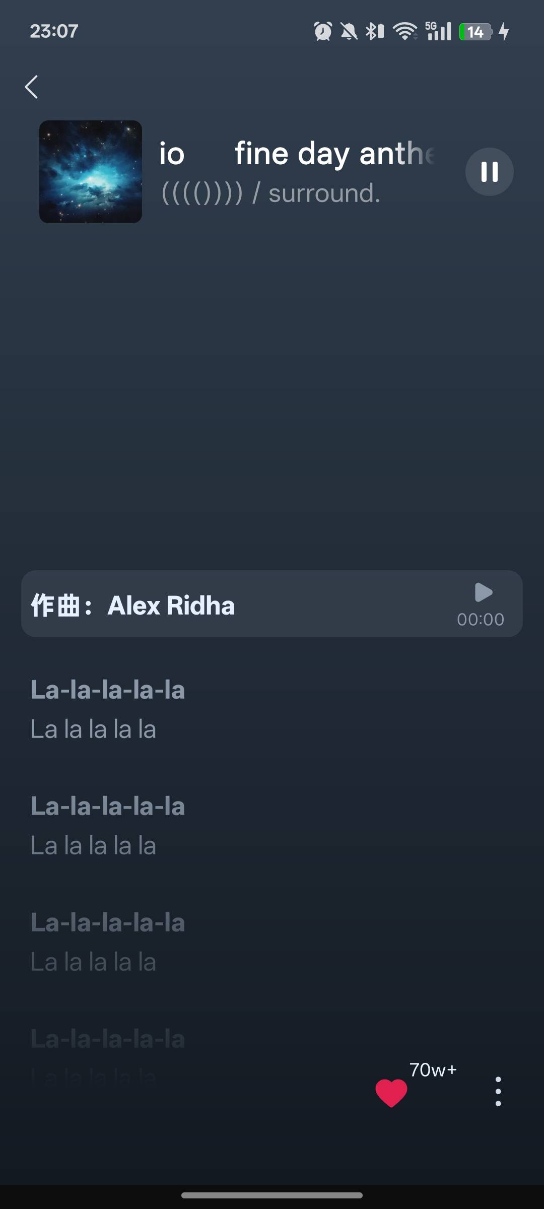 第首歌环绕真有点牛b啊

78 / 作者:尛•牛•氓 / 