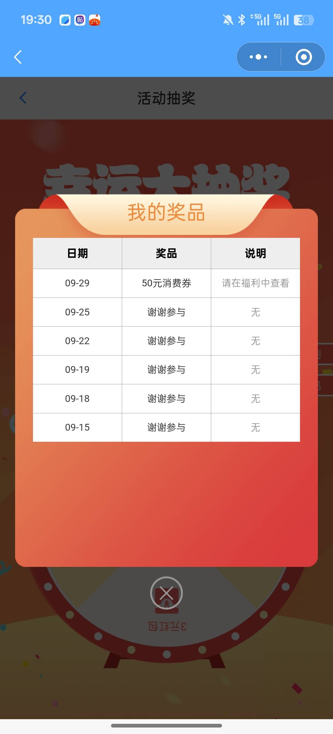 终于中了，我都以为没货了

77 / 作者:卡农大懒叫 / 