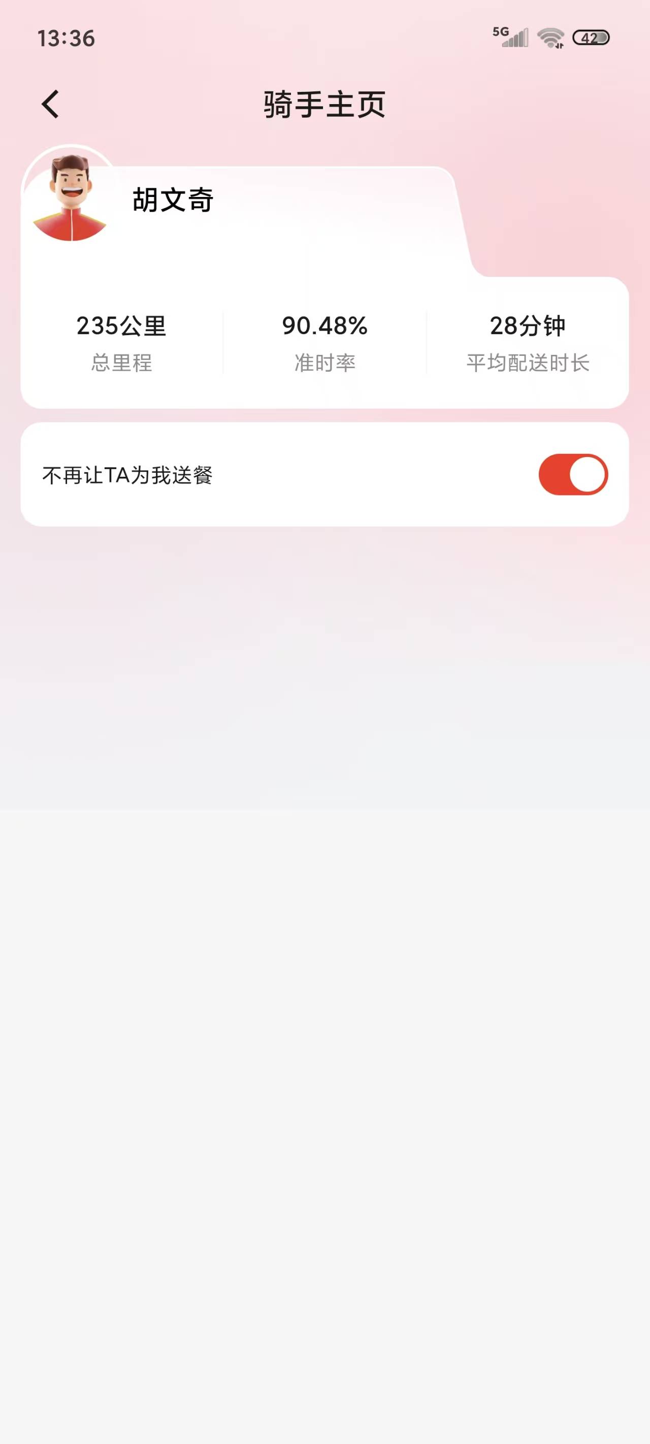 这是刚开始跑外卖吗？在一个地方半个多小时了一动不动

81 / 作者:ㅤㅤ浪子♡ / 