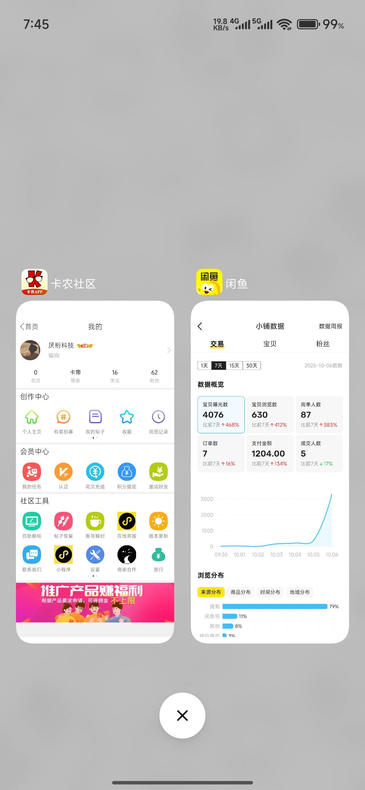 有流量就是爽翻天  我想干电商了

3 / 作者:厌桁科技 / 