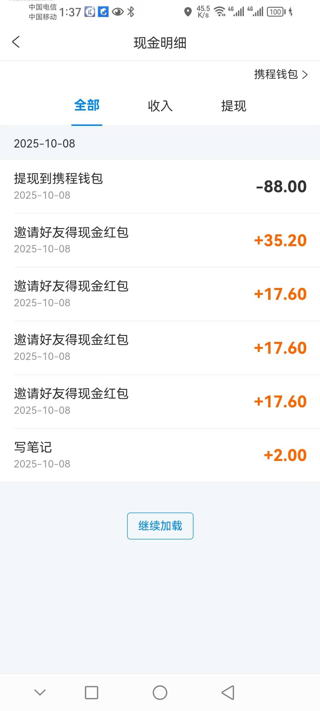 这携程是大毛啊，老号也行，不认设备，小程序登录就行


89 / 作者:vc1992 / 