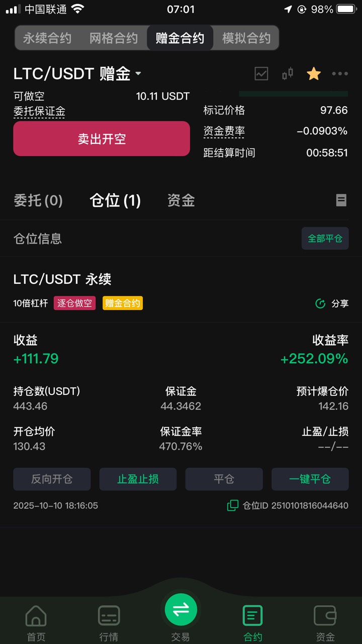 币王LTC吃肉，人人，连续四天带飞

99 / 作者:从前从前从前从前1 / 