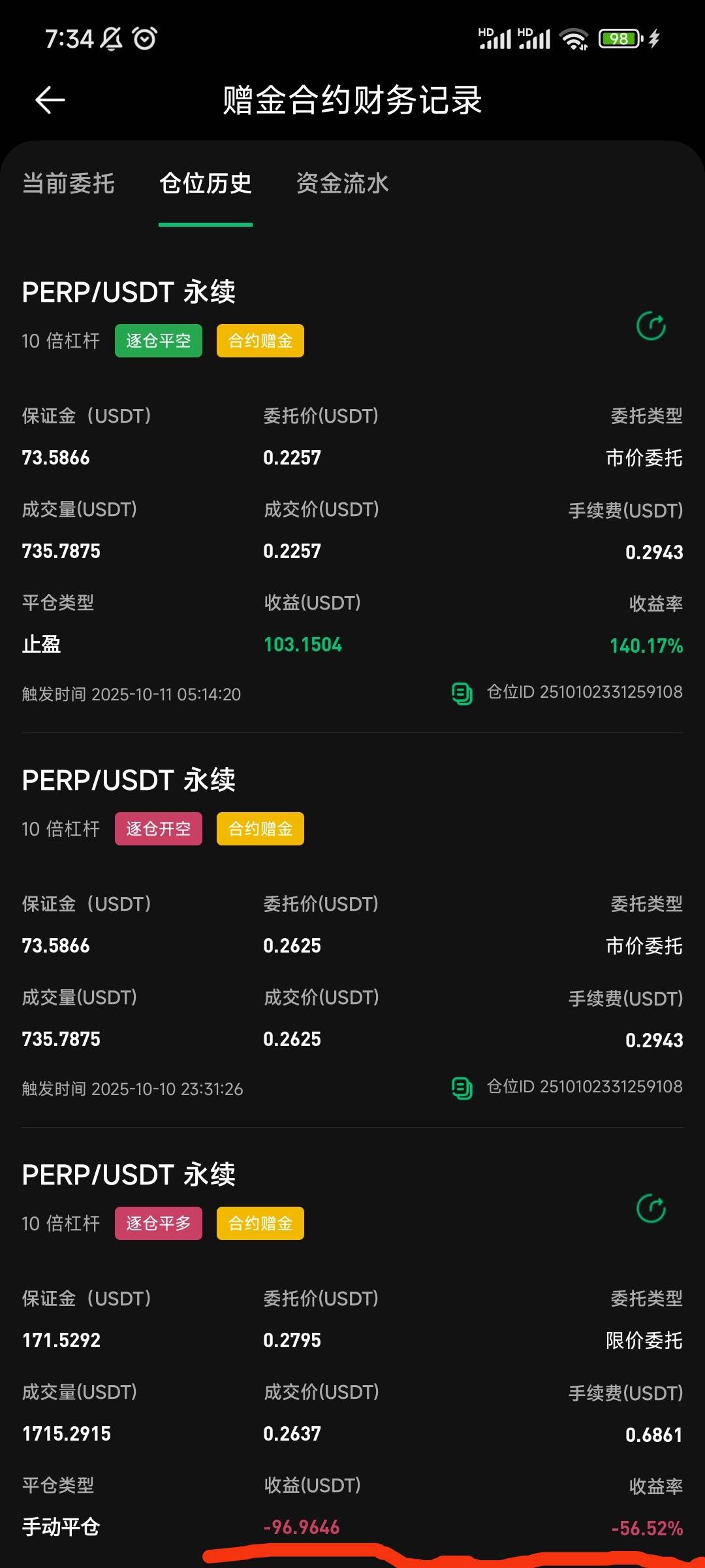 一开始送的58就买错方向，剩下10U，慢慢又玩到170U，结果又爆了，幸好没等回弹，果断37 / 作者:重新开始可以吗 / 