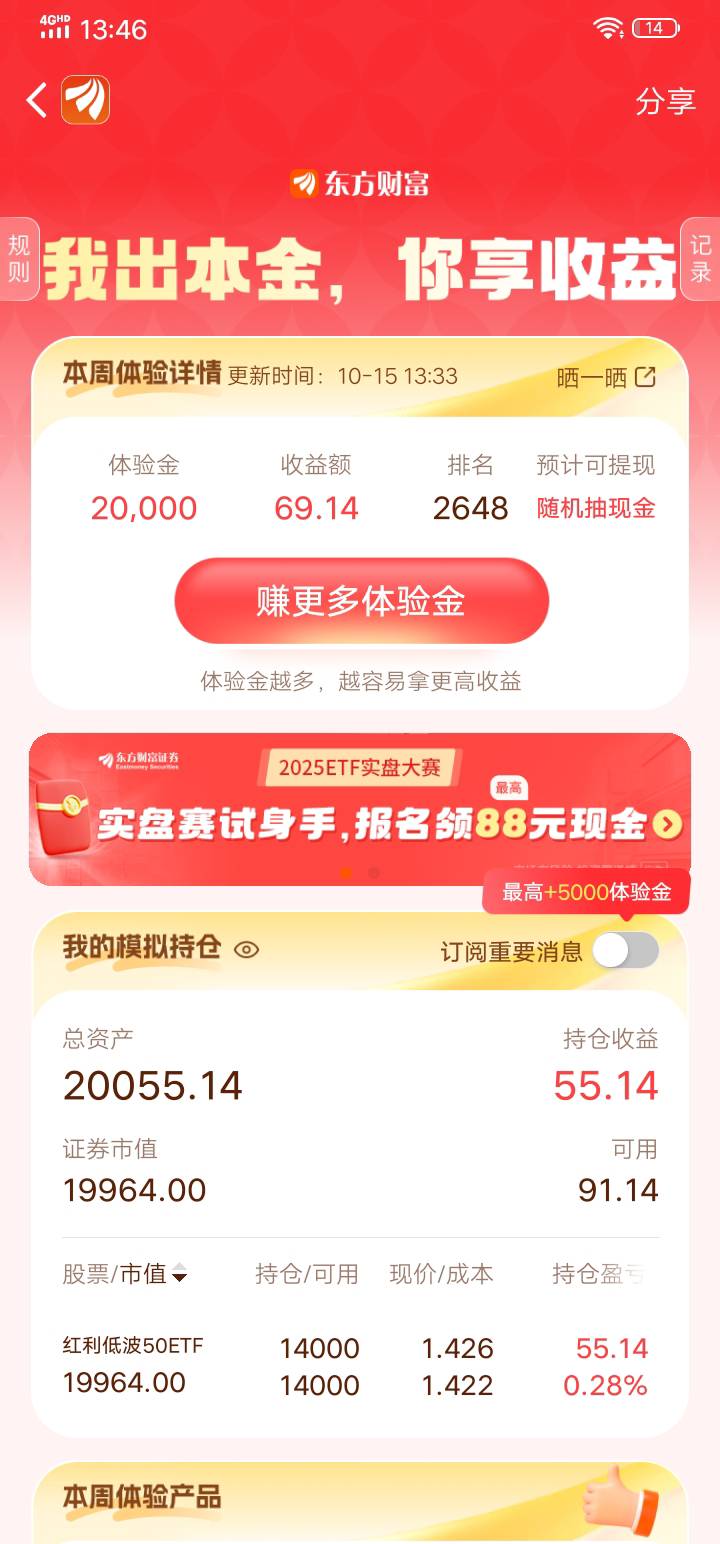 收益69都能排在2000多名，能不能杀米就看看运气了

94 / 作者:小0度 / 