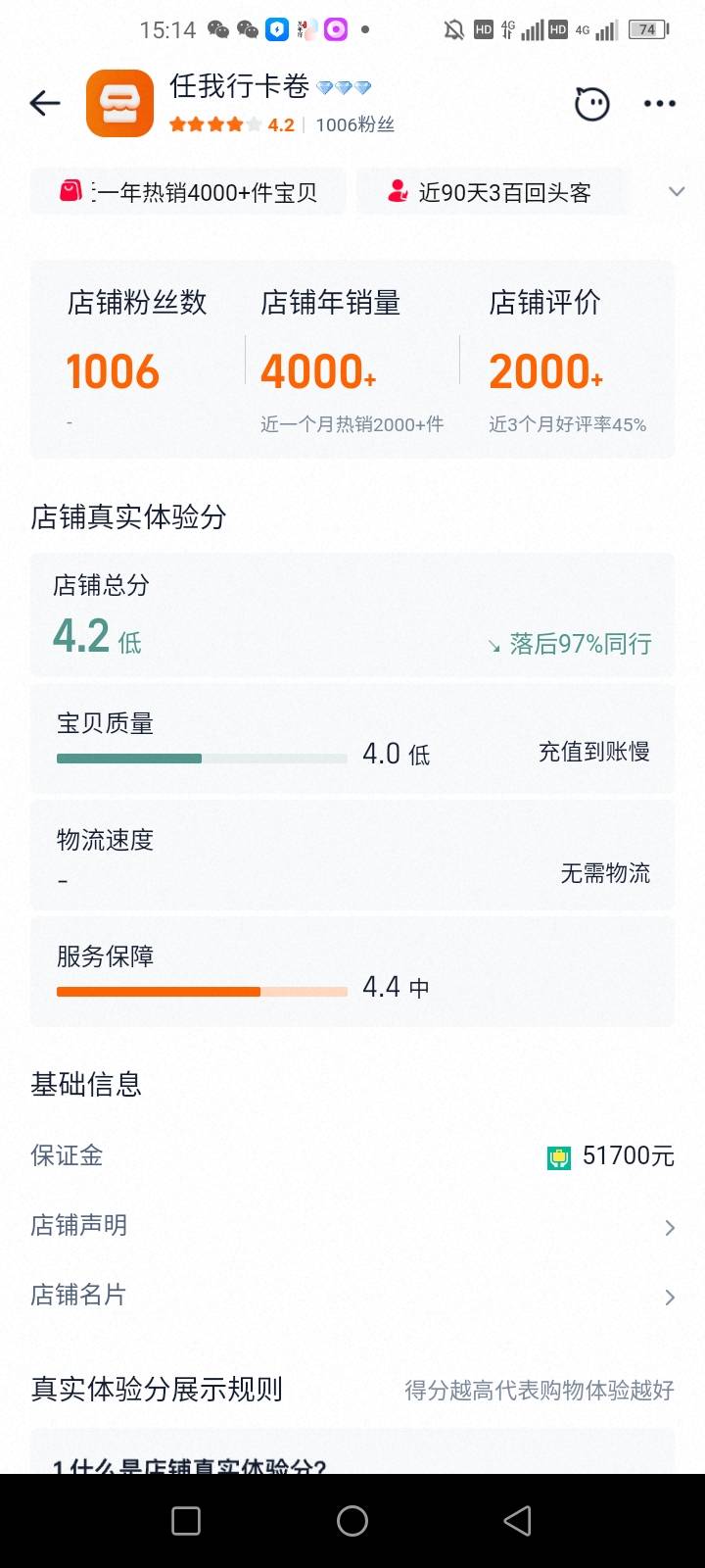 店铺：任我行卡券淘宝这家被骗的集合，携程申请了续冻...60 / 作者:dongying1990 / 