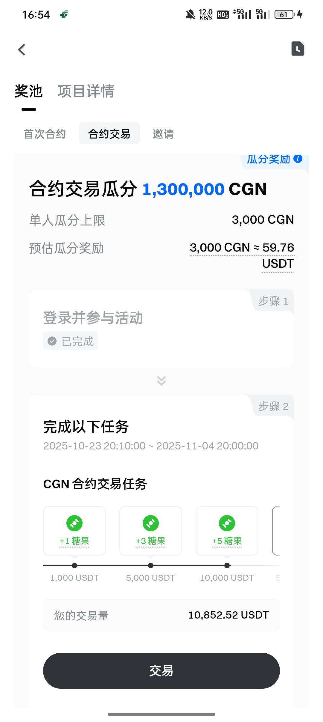 硬生生打够了10000U的流水，芝麻开门交易所的活动，还赚了38U。
我的打法就是根据K线13 / 作者:东八区大佬 / 