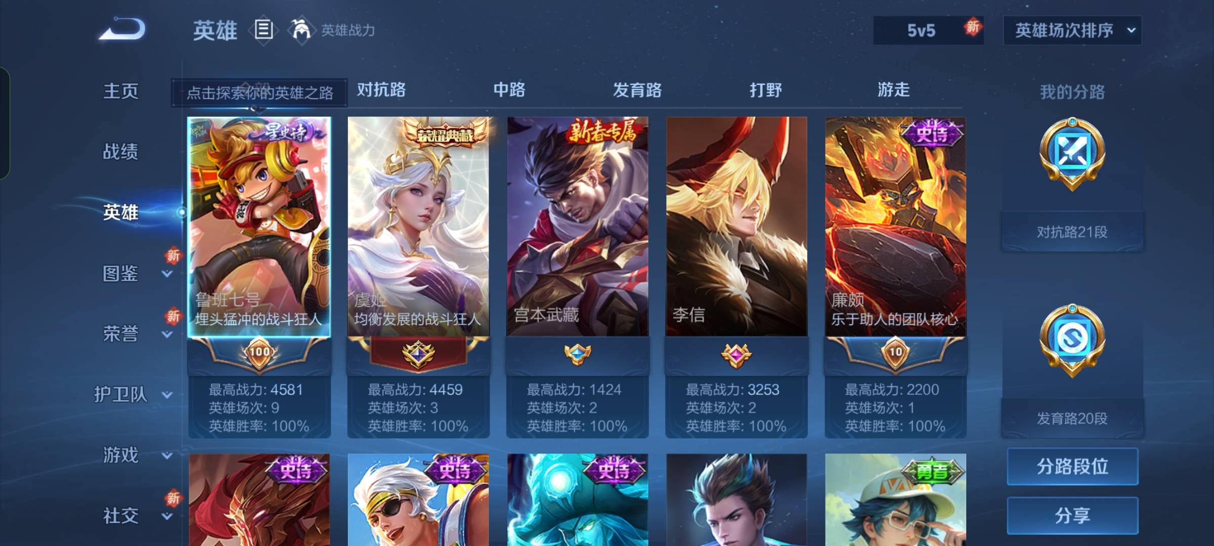 马上王者了！20多把百分百胜率！这个赛季怎么这么好打！

92 / 作者:图谋i / 