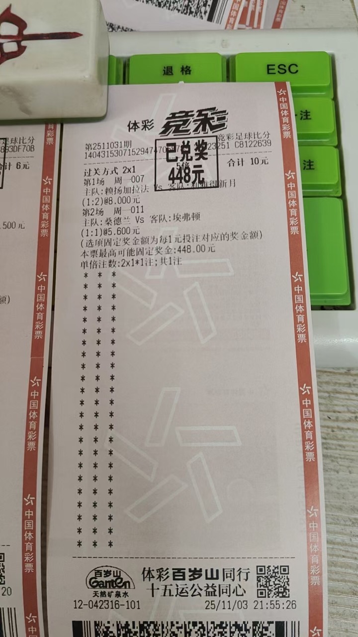 一觉醒来破3千多 没想到随手一注比分4串1都中了



90 / 作者:胡爱夏 / 