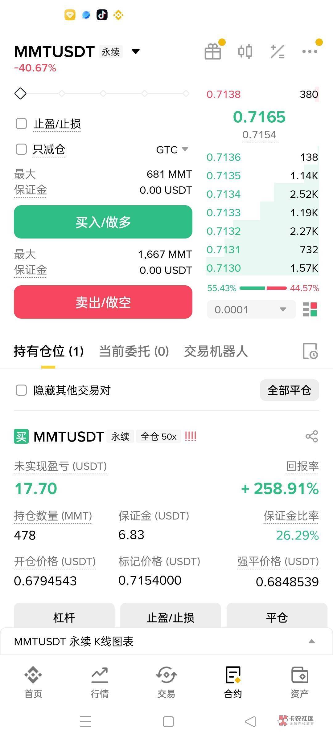 千万别加杠杆，炒币最终比赌博还严重，输了多少钱的惨痛教训？你赢利只是暂时的，爆仓58 / 作者:东莞宵边大神 / 