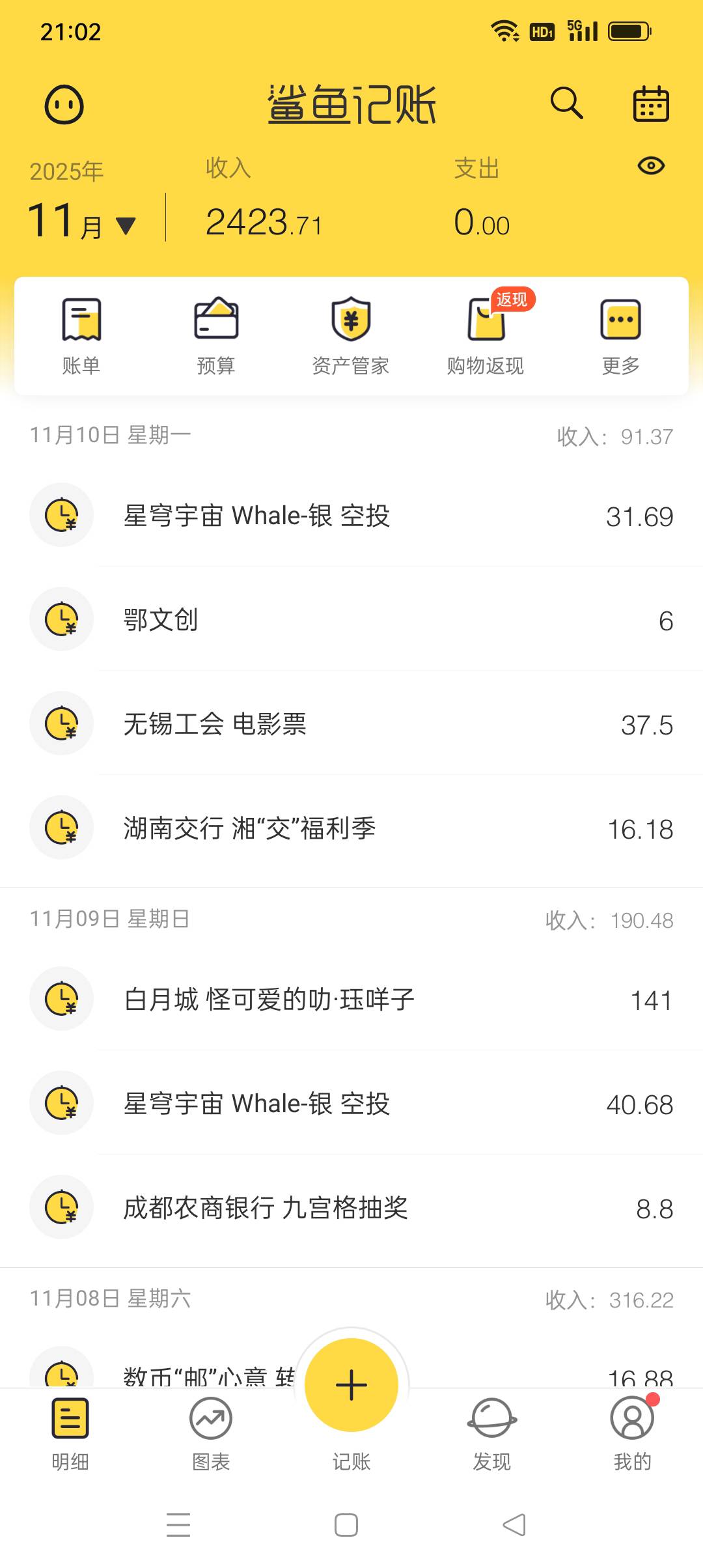 还有毛吗，差9元破百

87 / 作者:iyz2 / 