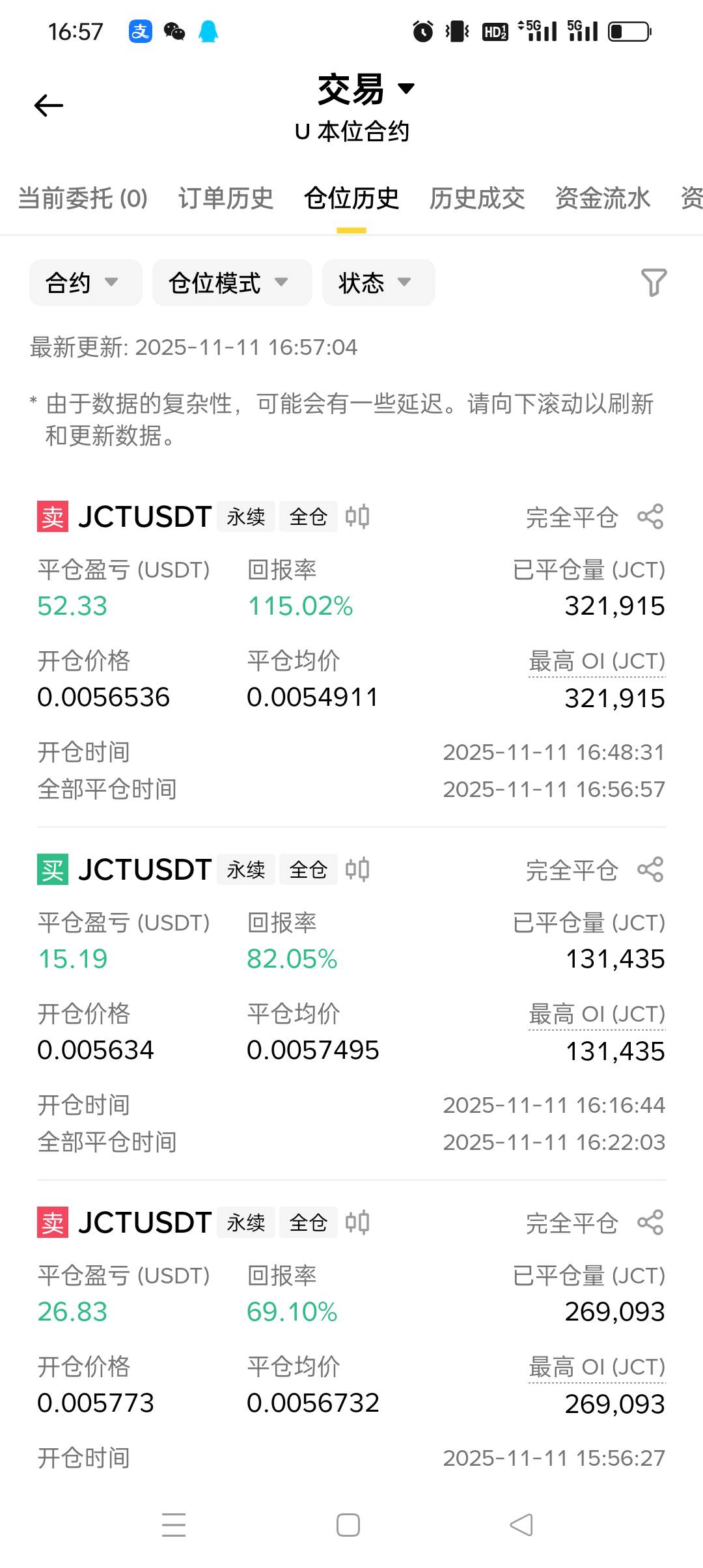 币安 又发钱了 来回做空它搞了快100u了 休息休息

4 / 作者:被狗催放弃了 / 