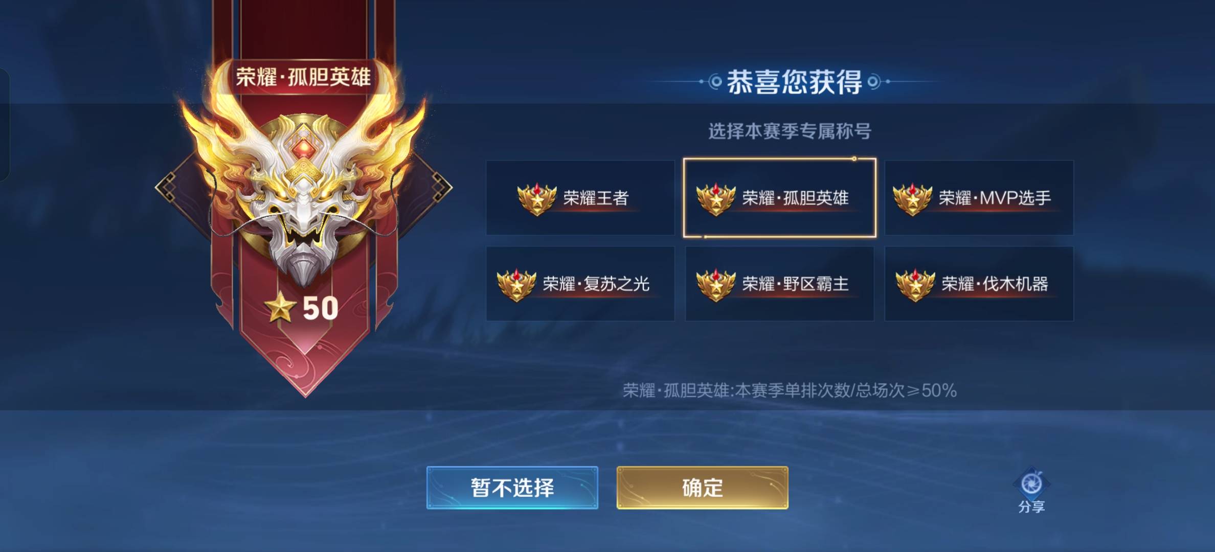 没毛，老哥来干王者
6 / 作者:朵朵开丶 / 