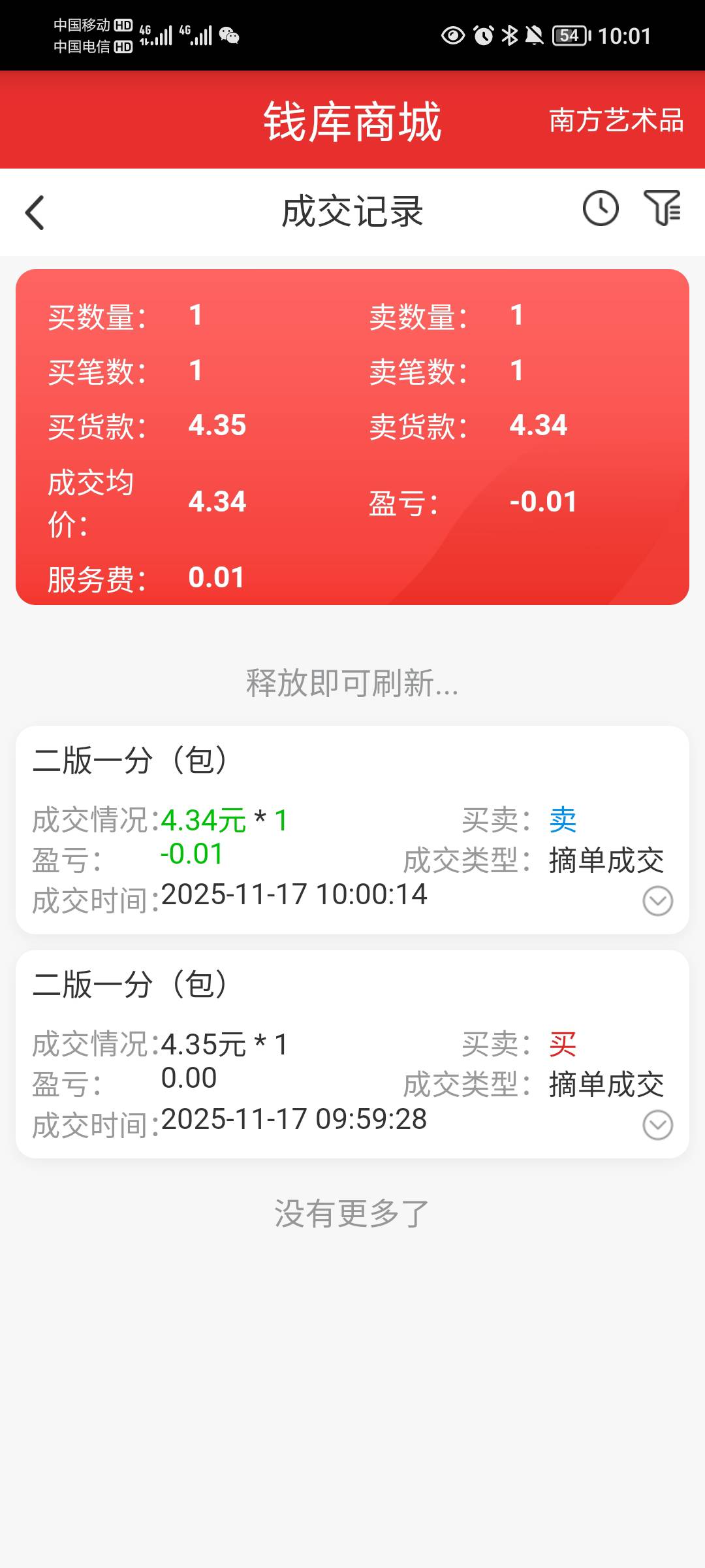 南方这个东西，充了20，买卖一次手续费才0.01，接的单写了要累计到3块手续费，这踏马17 / 作者:蛋黄酱 / 
