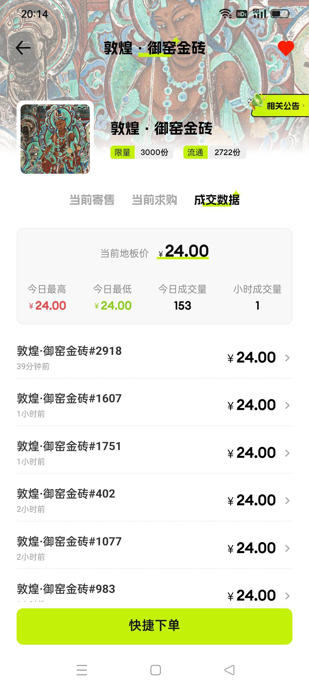 视界居然提价到24就不管了，又发新了，3个赚48只能溜了

76 / 作者:iyz2 / 