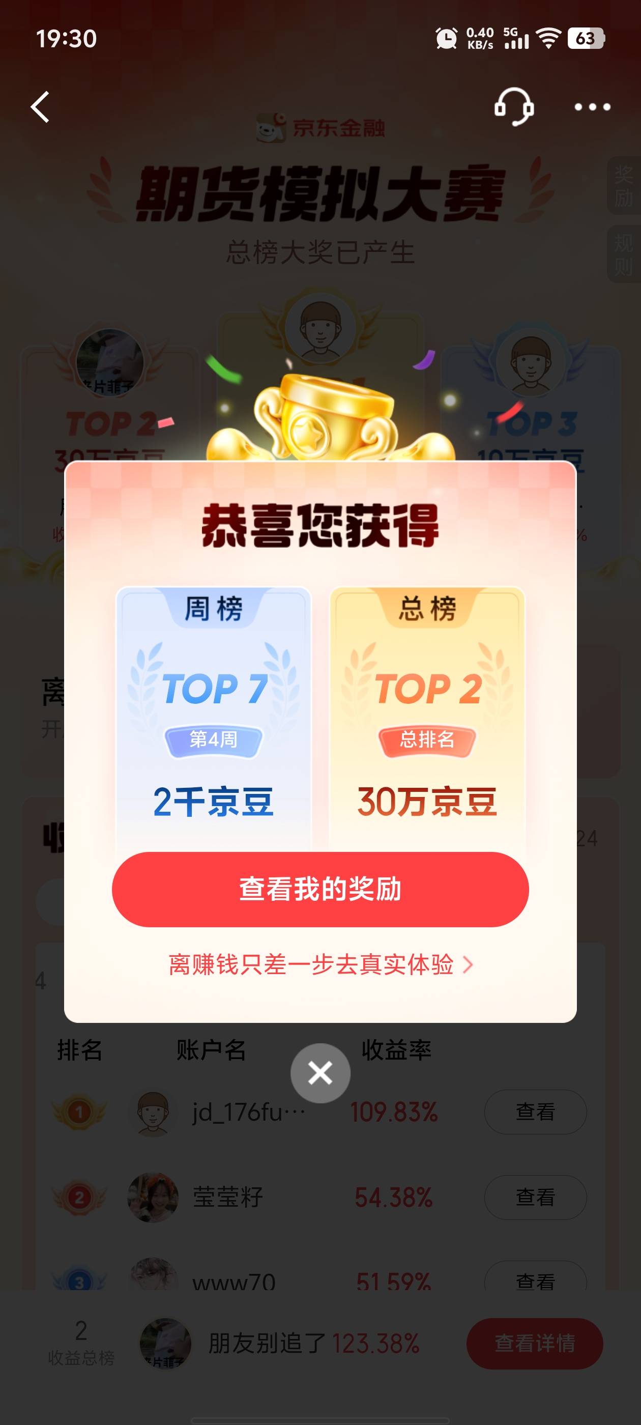 大毛舒服，东哥给的30万豆到手，昨天都是第一，这两天平了没操作今天被追上了。。下次23 / 作者:元伟 / 