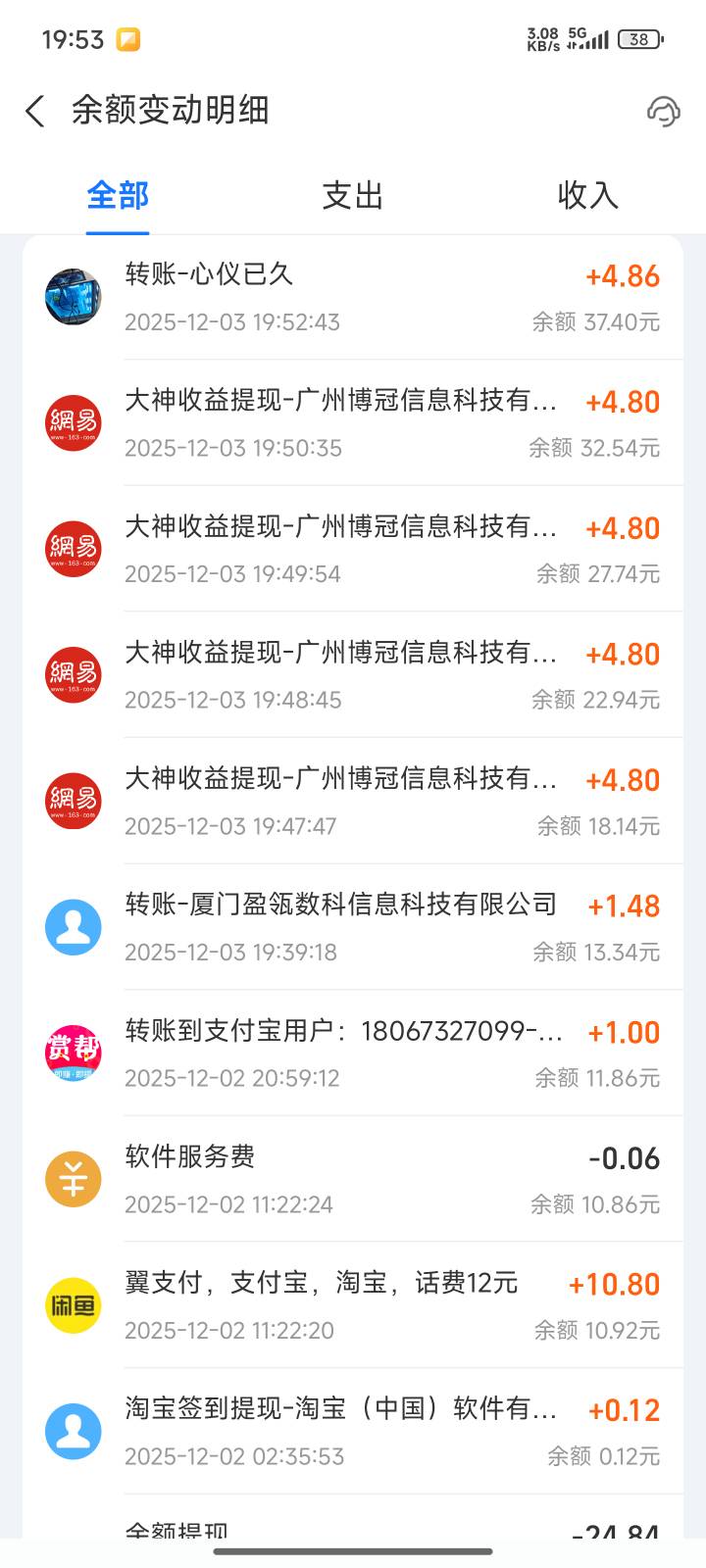 网易大神梦幻西游6元到了，五个号，网易账号提现完了解绑支付宝换另一个网易号绑定（53 / 作者:lyg1 / 