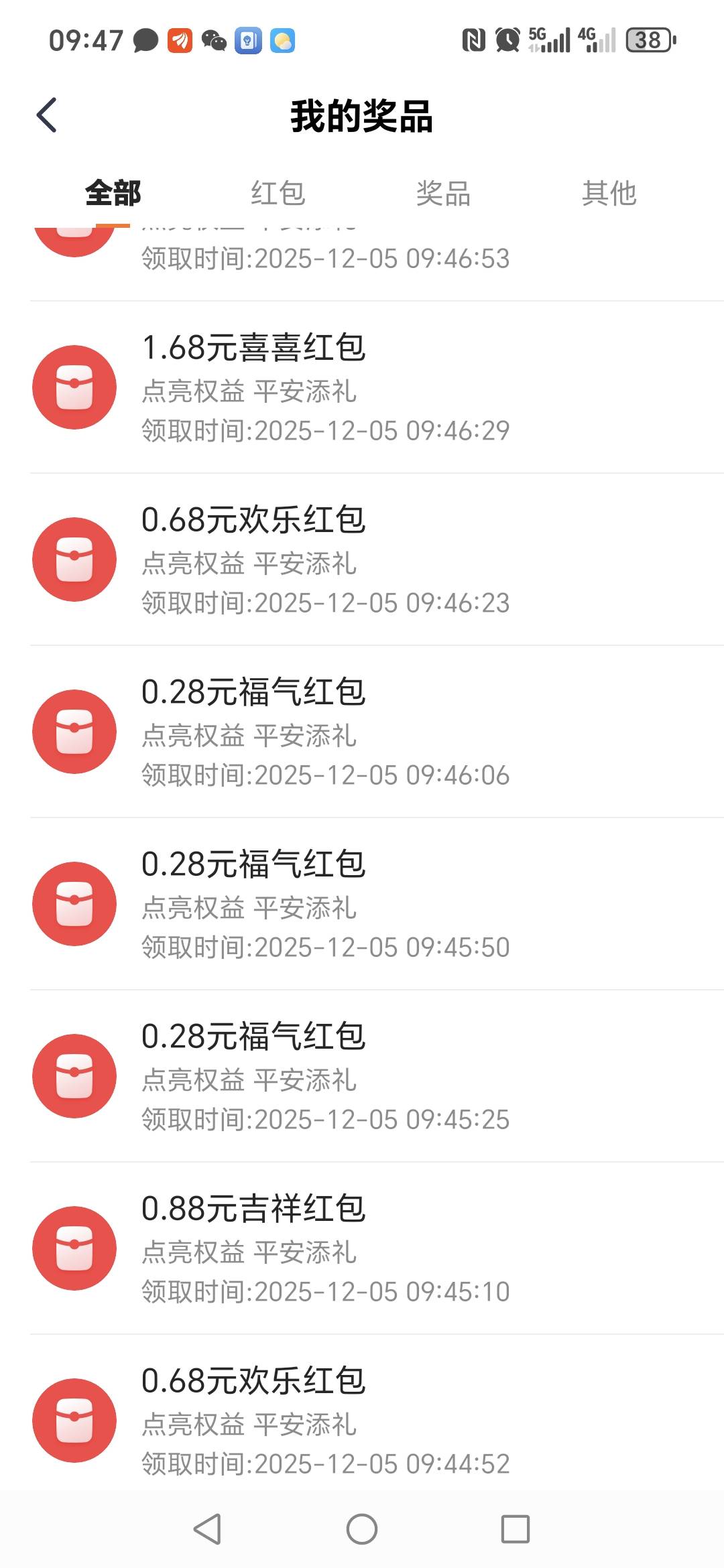 平安添礼  抽完奖大概有5毛


35 / 作者:阿同特no / 