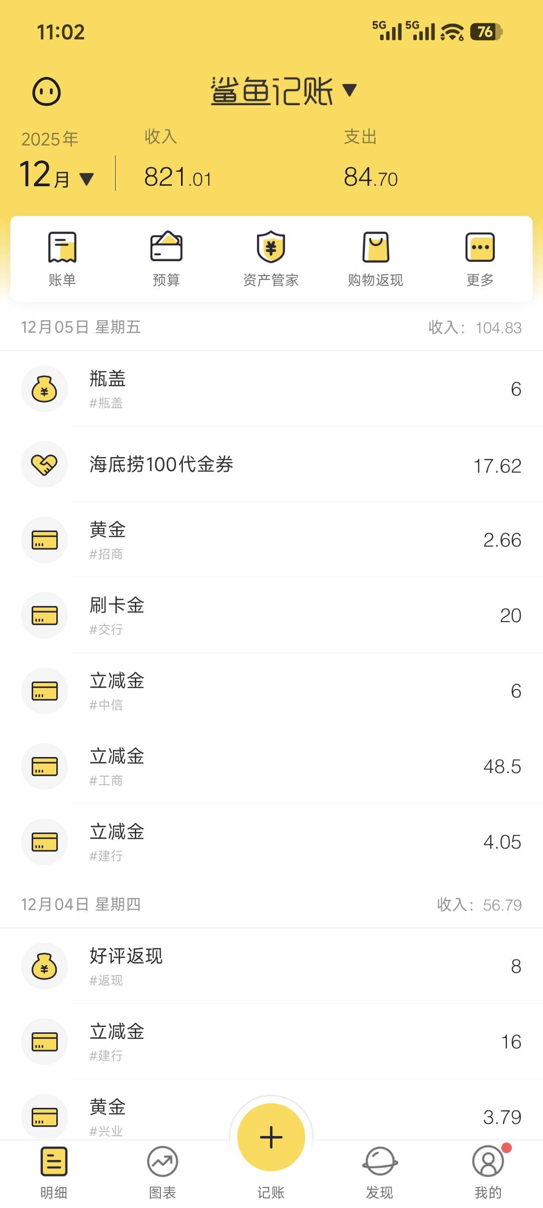 花不完，根本花不完，轻轻松松破百啊

84 / 作者:Z。先生 / 