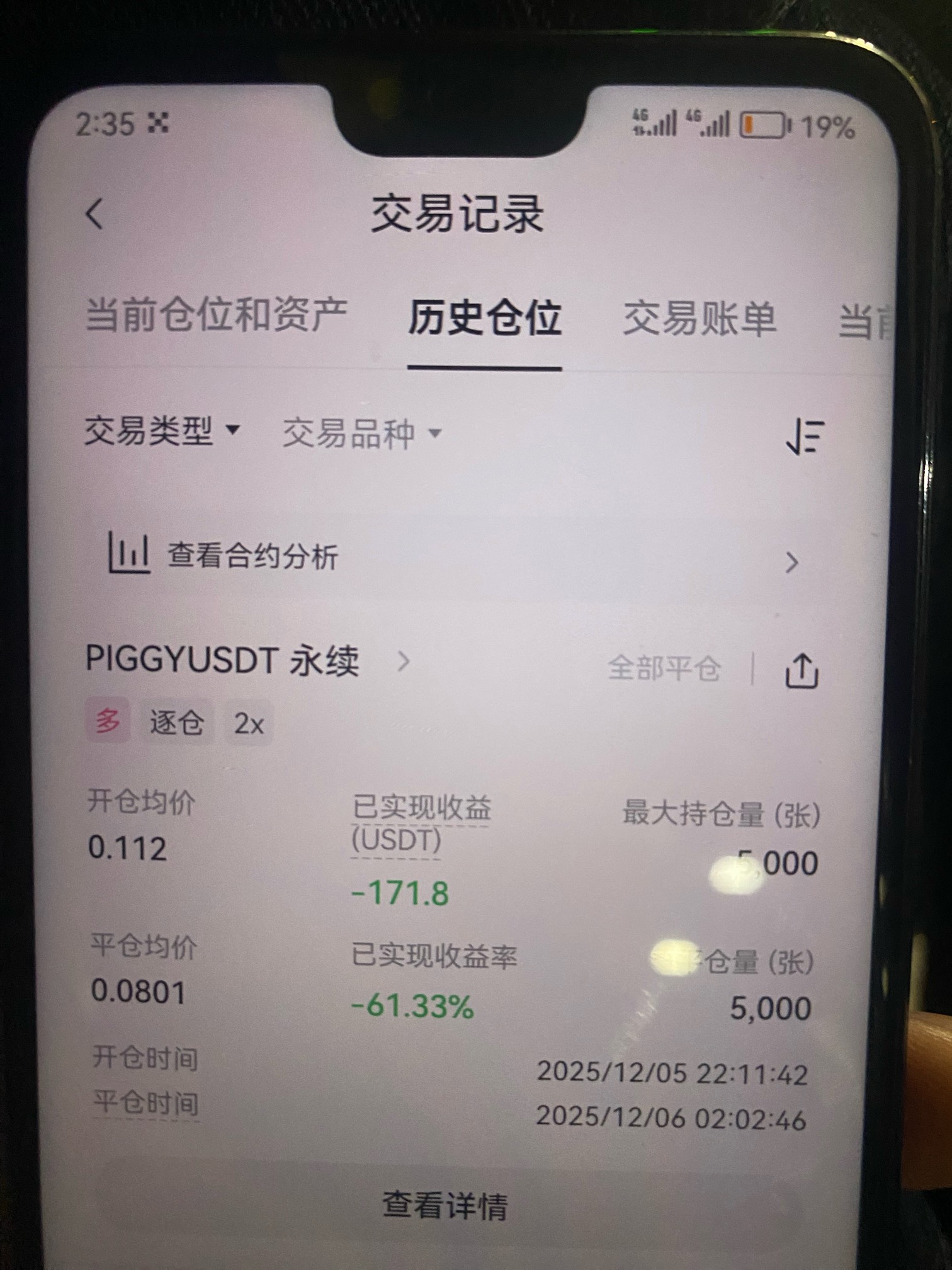 1个w又打没一半，一直跌啊，割肉跑了，操


5 / 作者:哈哈大爷 / 