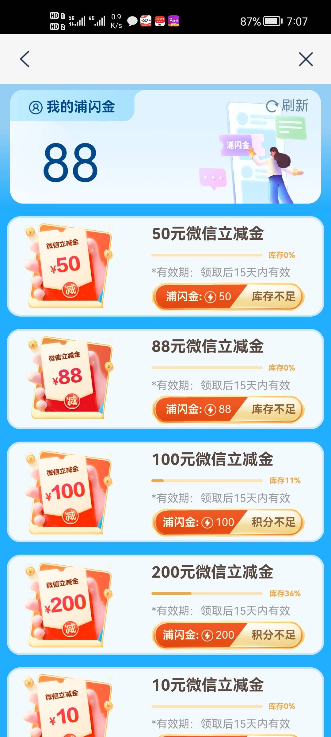 没货了，要是六大行我一点都不担心，肯定会补，但是是浦发这种野鸡行真不好说，经常玩88 / 作者:二次元黄大仙 / 