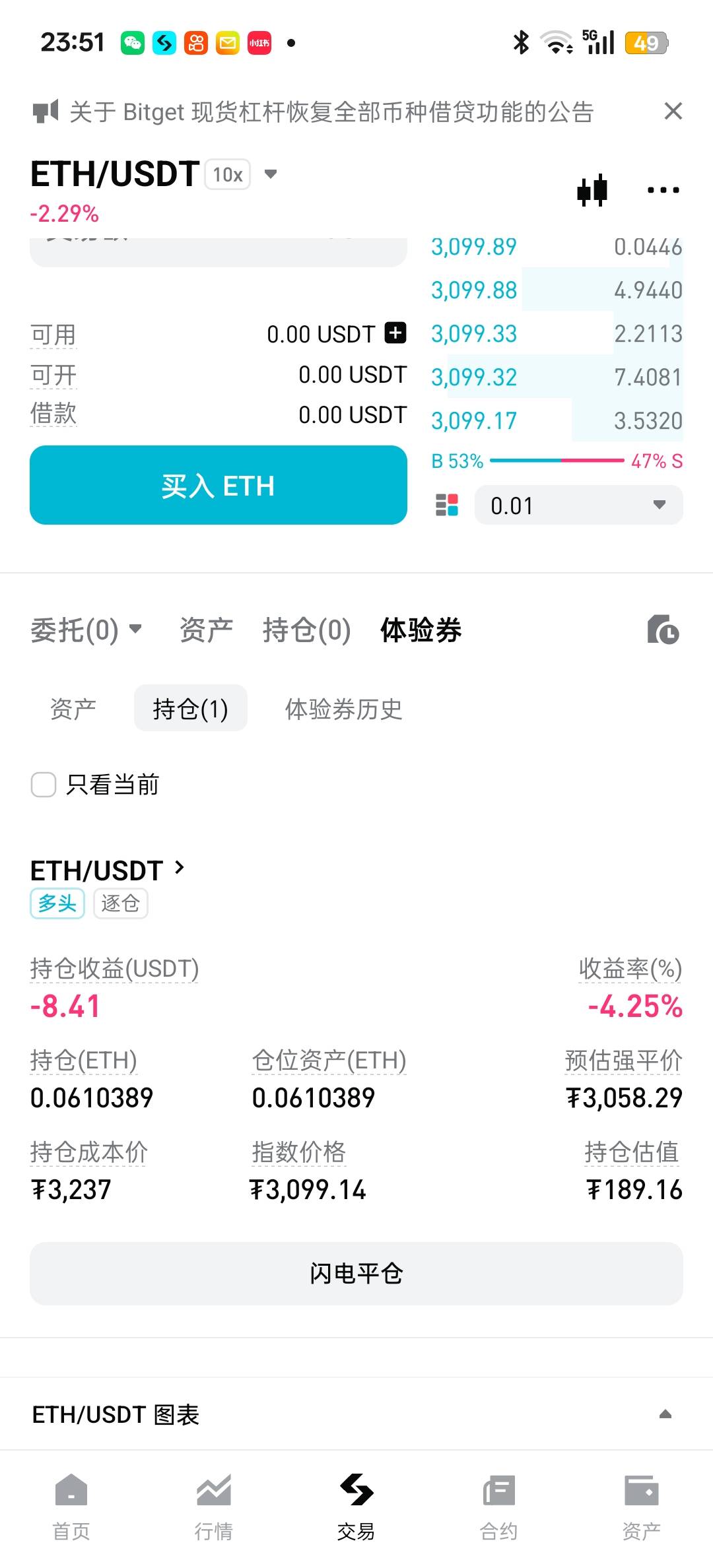 唉,体验金前两天暴了100下去,又玩上了
,体验金还是不给不然吃了。

48 / 作者:狠ghji / 