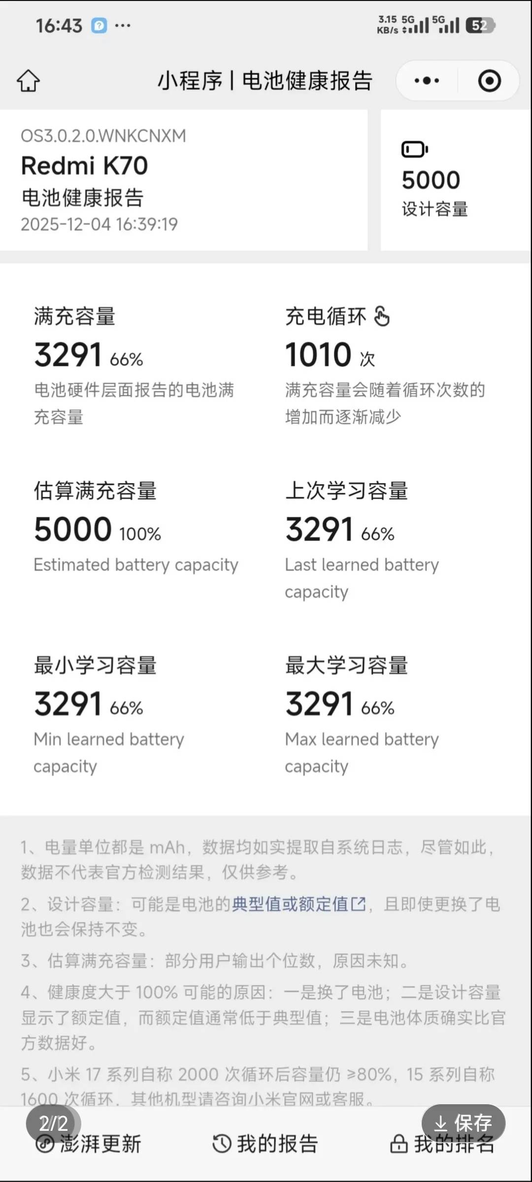 粗粮手机20天循环了55次，平均每天充三次电，不打游戏，这种续航是不是有点差啊！


77 / 作者:卡农豆包 / 