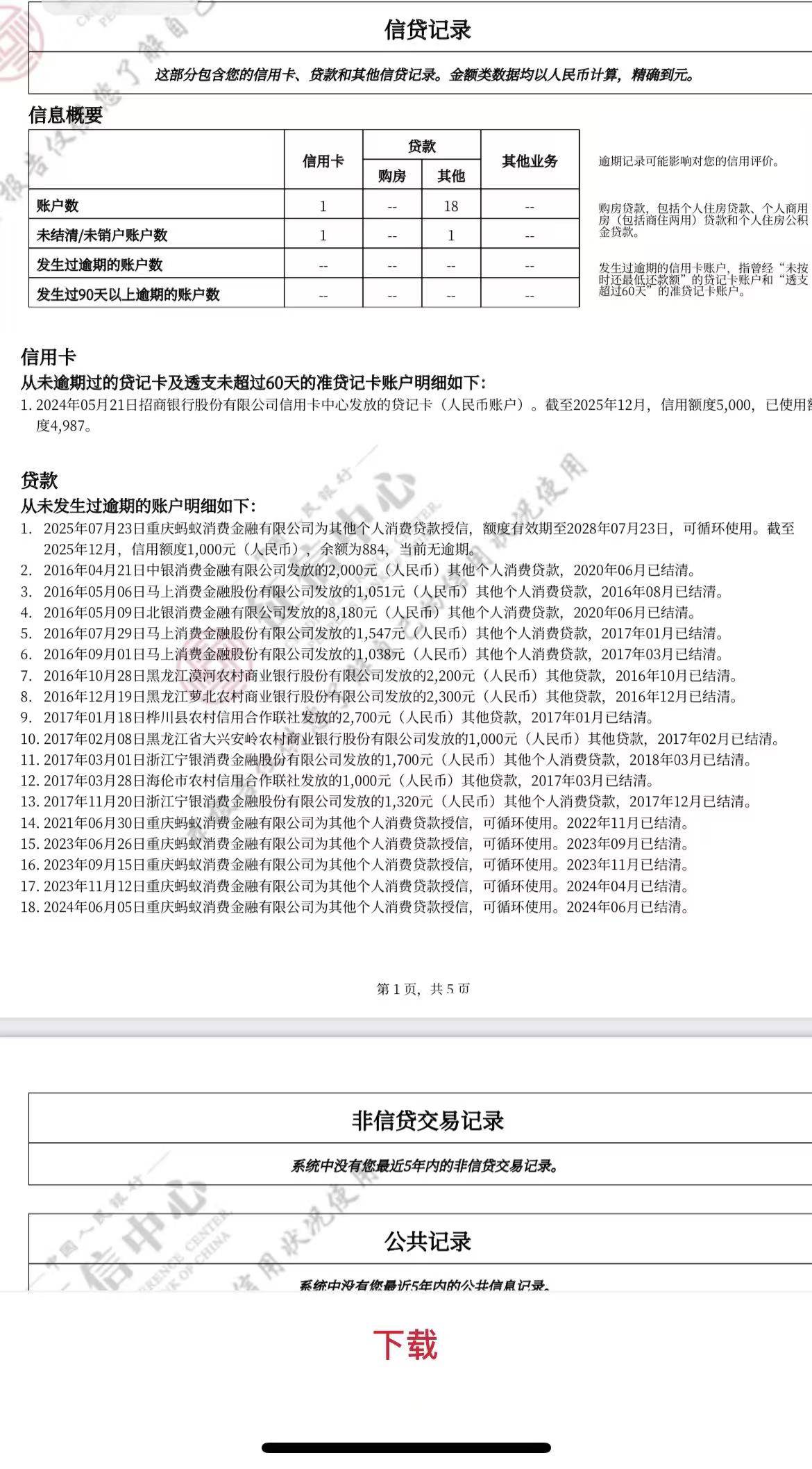 有没懂的老哥，看看我这个征信如何，怎么调整才会大概率下中行信用卡



36 / 作者:白衣染霜华x / 