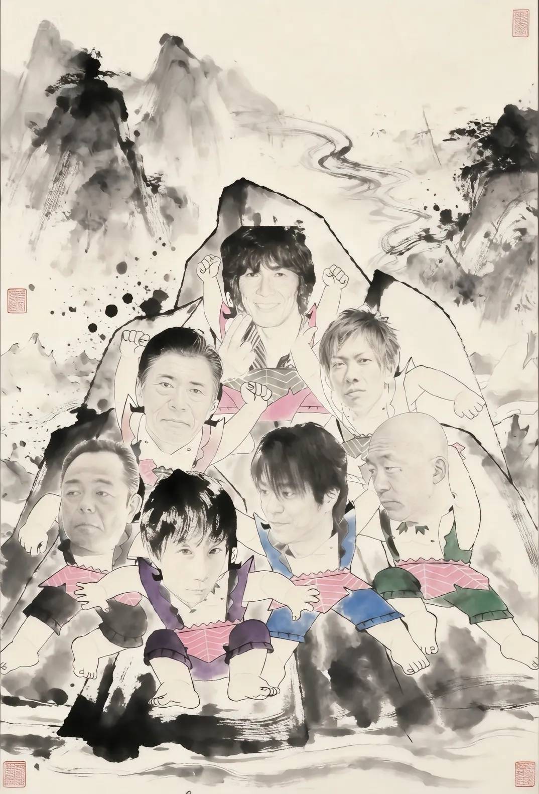 新创作的，准备拿去香港佳士得上拍卖会，卡农老哥抢先看

42 / 作者:普宁特邀演员达濠 / 