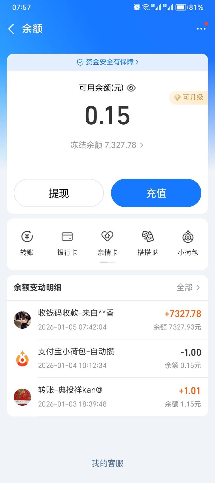 支付宝余额冻结了，这个是不是等24小时就好了老哥们。欧意卖币的


85 / 作者:兮末四 / 