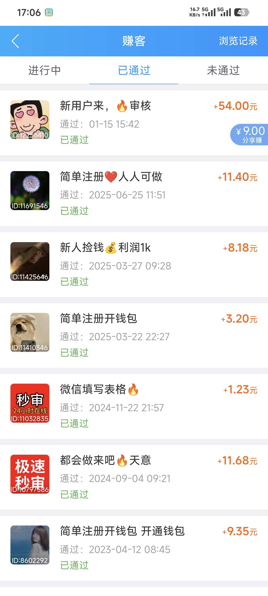 钱库54拿下，润50左右

45 / 作者:卡农豆包 / 