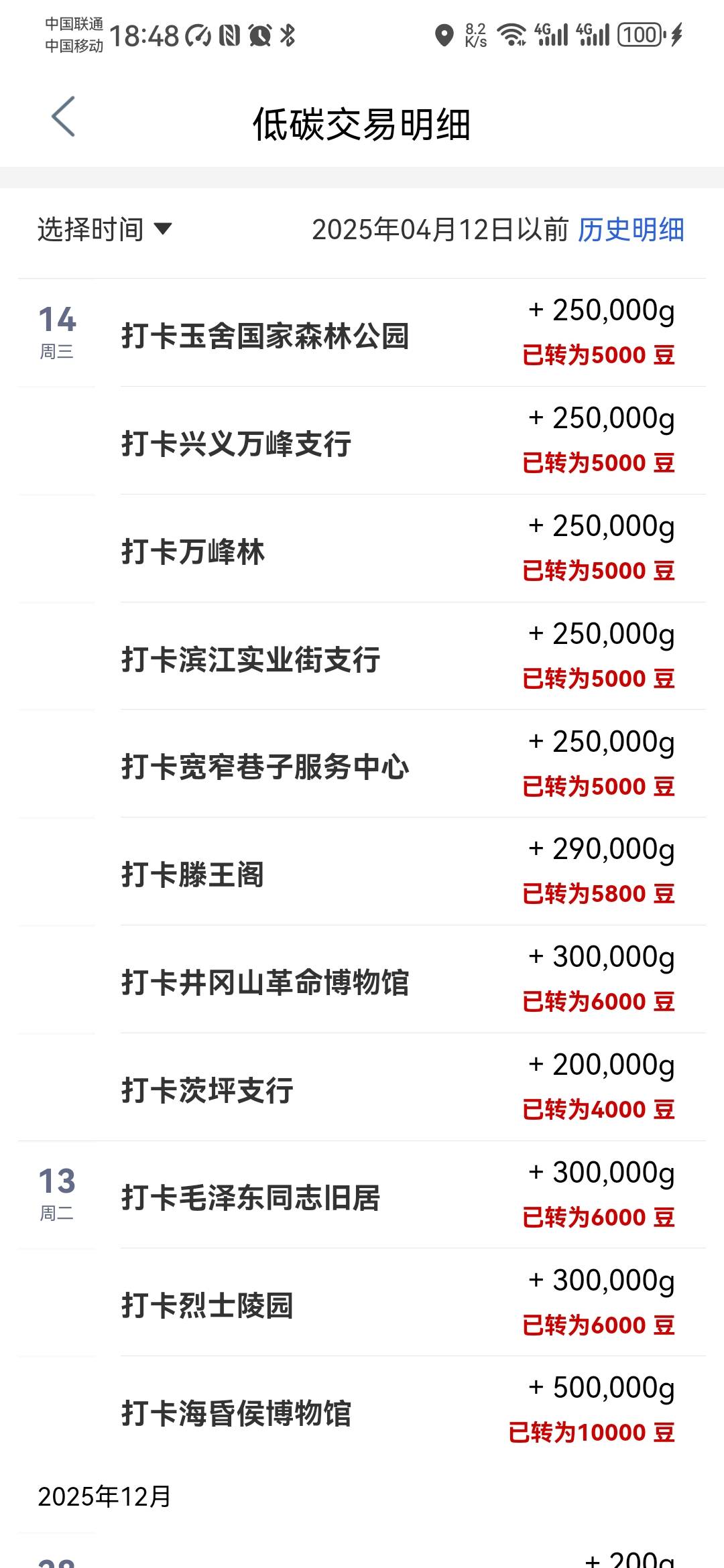 大妈打卡终于打完了，1000一下的就没打了，总润170E卡左右。可打卡的地点有，江西，四53 / 作者:卡死你的 / 