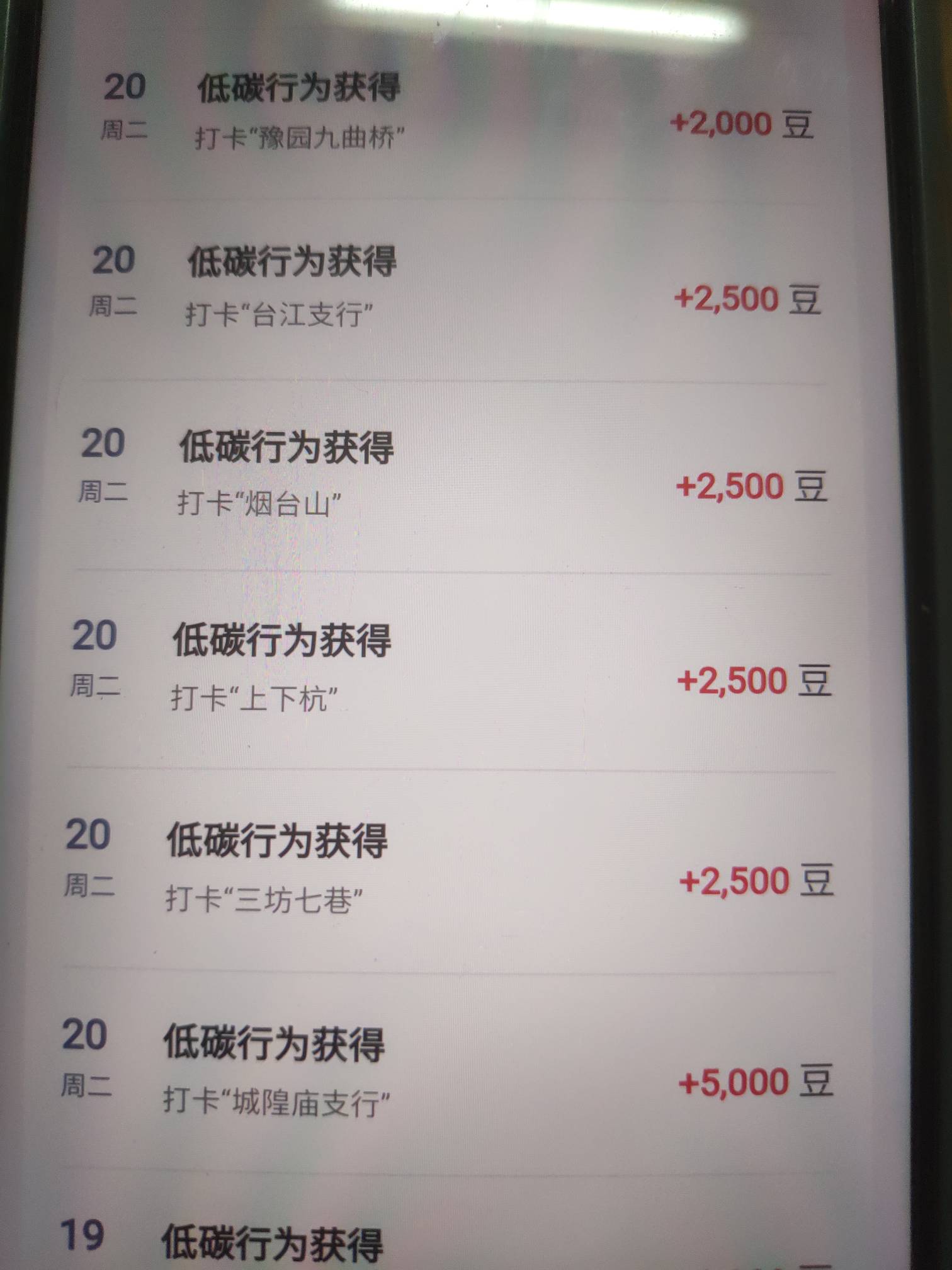 想不到今天打卡福州，上海，北京，宁波，苏州，都成功了，幻影刚到期了




44 / 作者:风中之神-聂风 / 