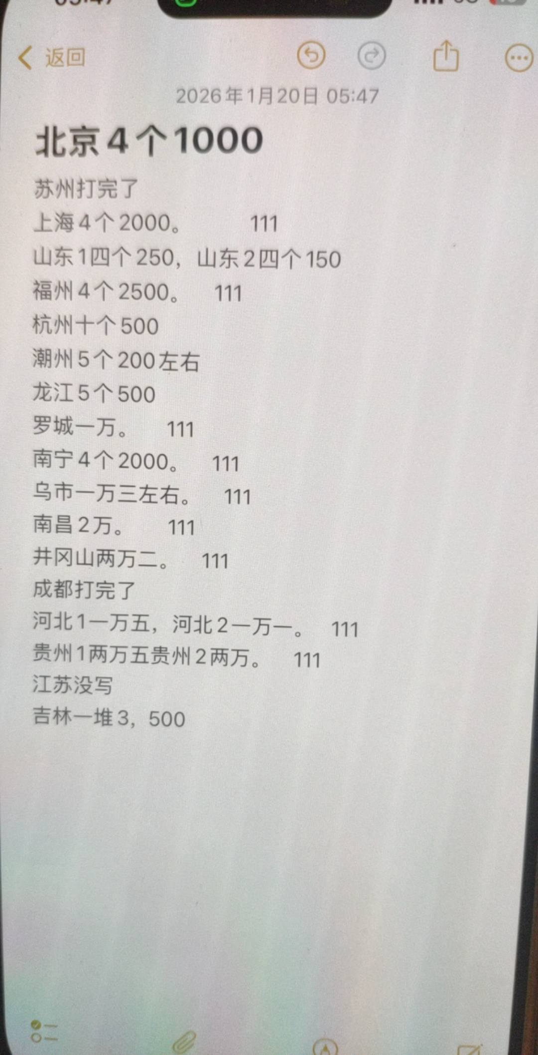 老哥们刚刚打完了了苏州和成都，其他标记111的帮我看看哪里没包了啊

10 / 作者:A0.阿军 / 