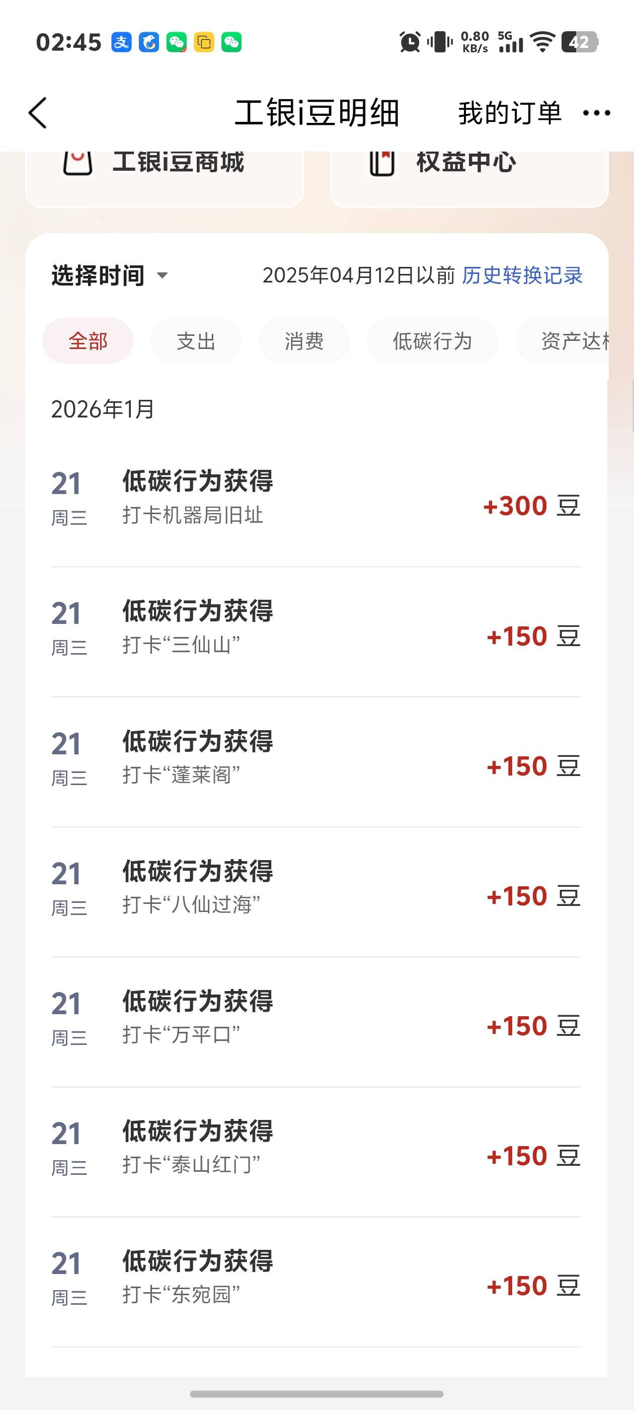 终于毕业，100都不放过工商，老哥们打卡失败就是位置原因多换位置，吉林150豆给我干毕99 / 作者:秋到冬来 / 