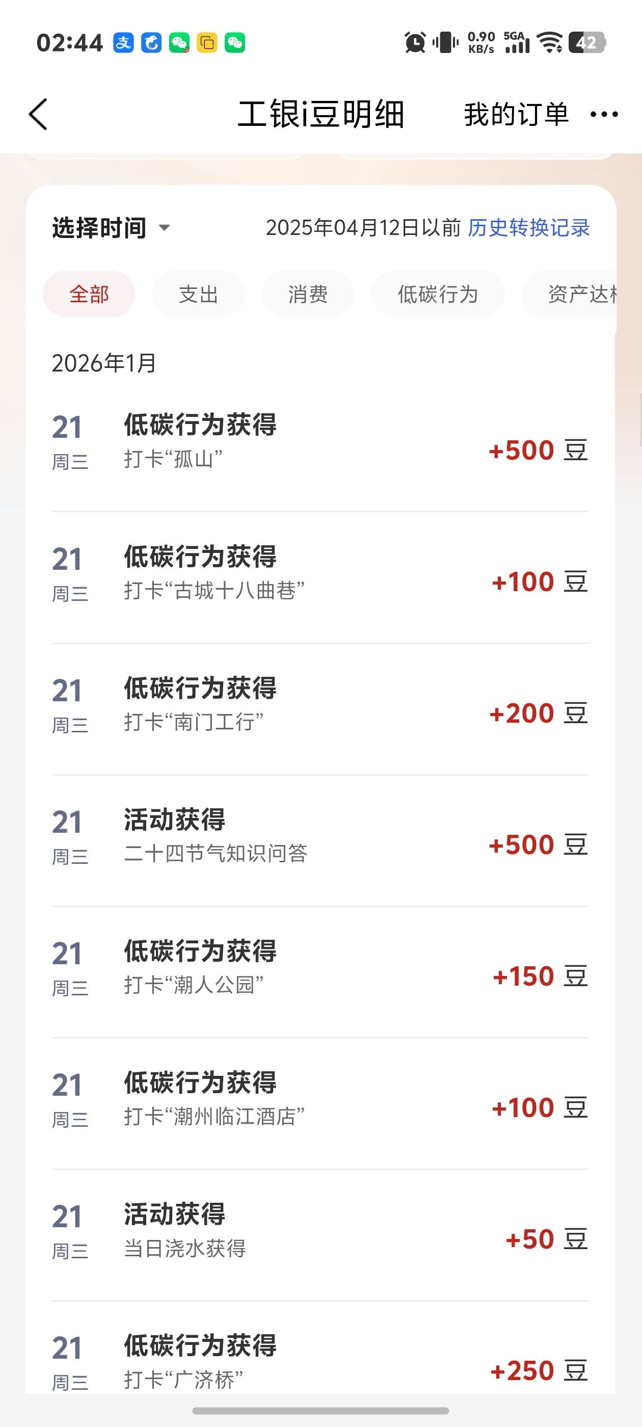 终于毕业，100都不放过工商，老哥们打卡失败就是位置原因多换位置，吉林150豆给我干毕63 / 作者:秋到冬来 / 