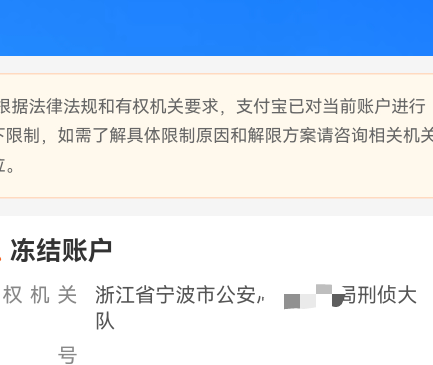 老哥们，前两天反闸电话叫我去我没去，现在支冻了，但是正常打勾不是私发冻，我这不对63 / 作者:第七章 / 