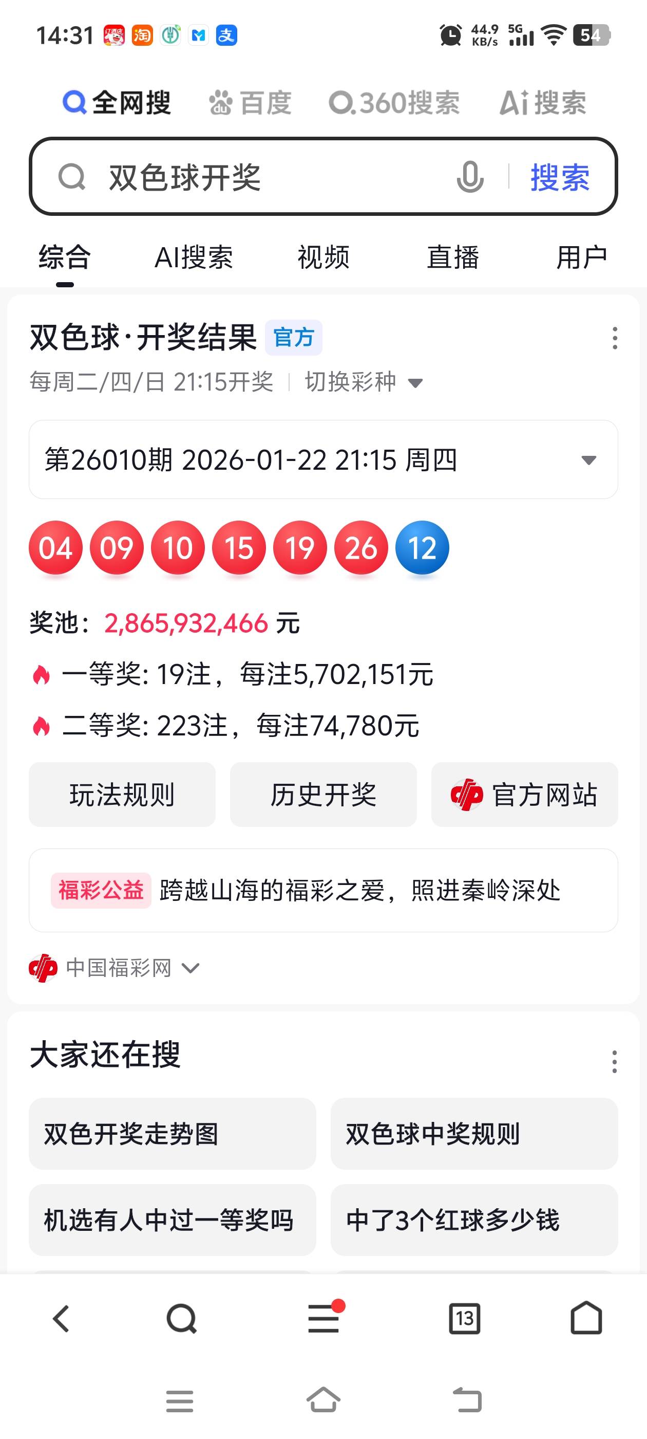 老哥们，我昨天刷视屏刷到了一个视屏觉得有意思分享给我老表了，没想到他居然买了一注4 / 作者:淘金者zz / 