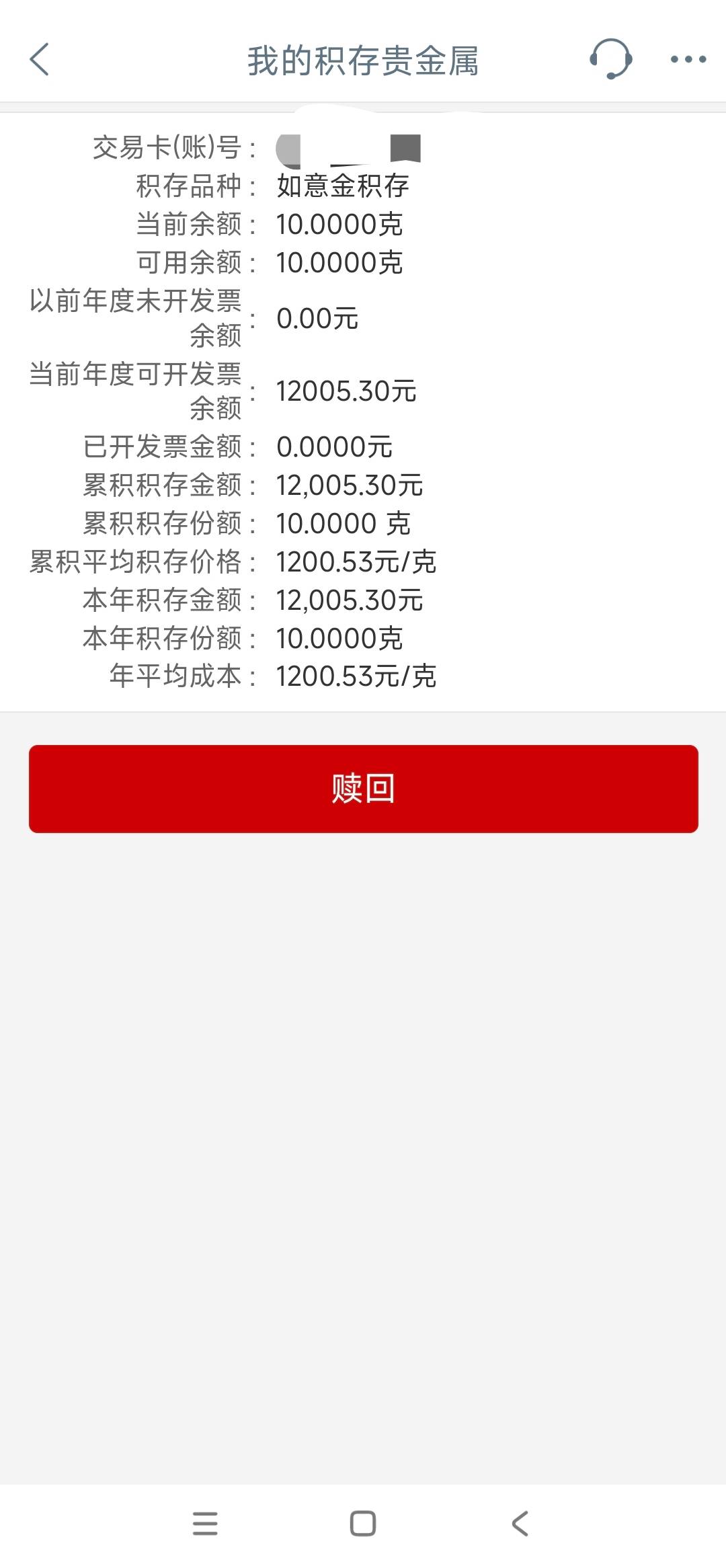 昨天下午1200买了10克，今天1242，现在卖掉一天赚400


40 / 作者:花心大萝贝 / 