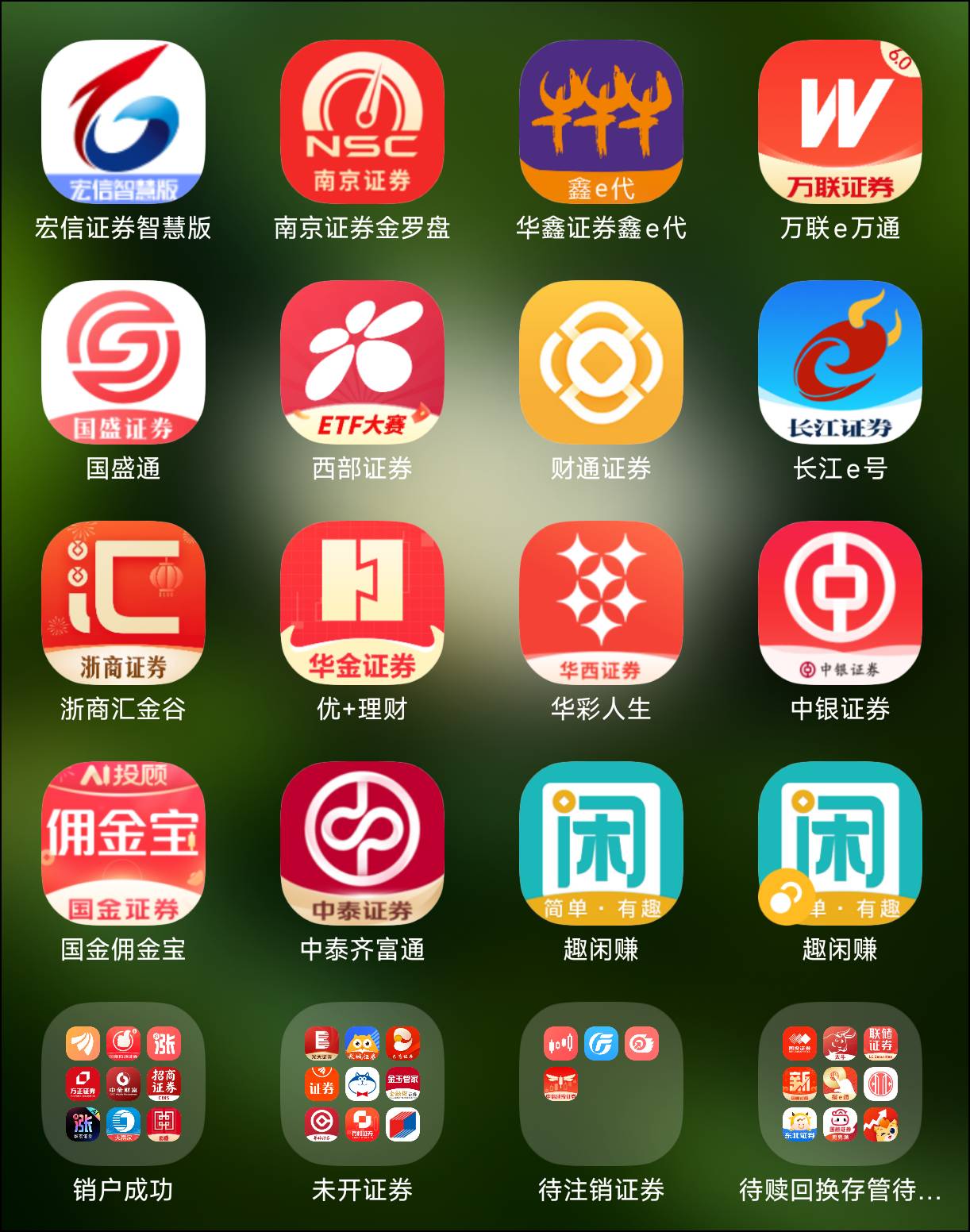 老哥们人麻了，当年开江苏农行存管不知道开了哪些证券，现在满10农行只能查到4个，下28 / 作者:撸界至尊 / 